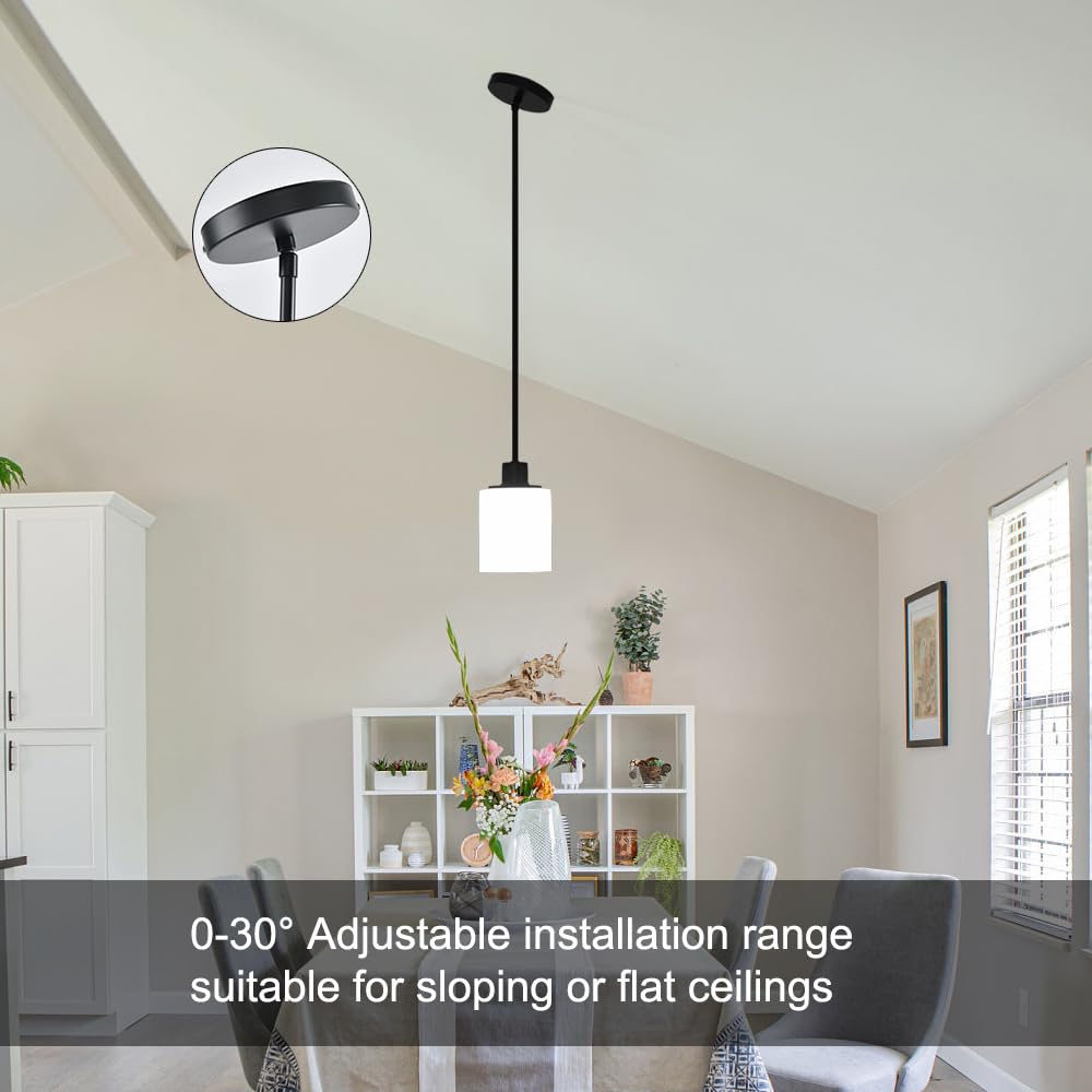 3 Lights Pendant Lighting for Kitchen Island,3 Tier Linear Pendant Chandeliers with 1 Base,Modern Farmhouse Island Light with Clear Glass,Adjustable (Black Island 3 Tier Stem Rod)