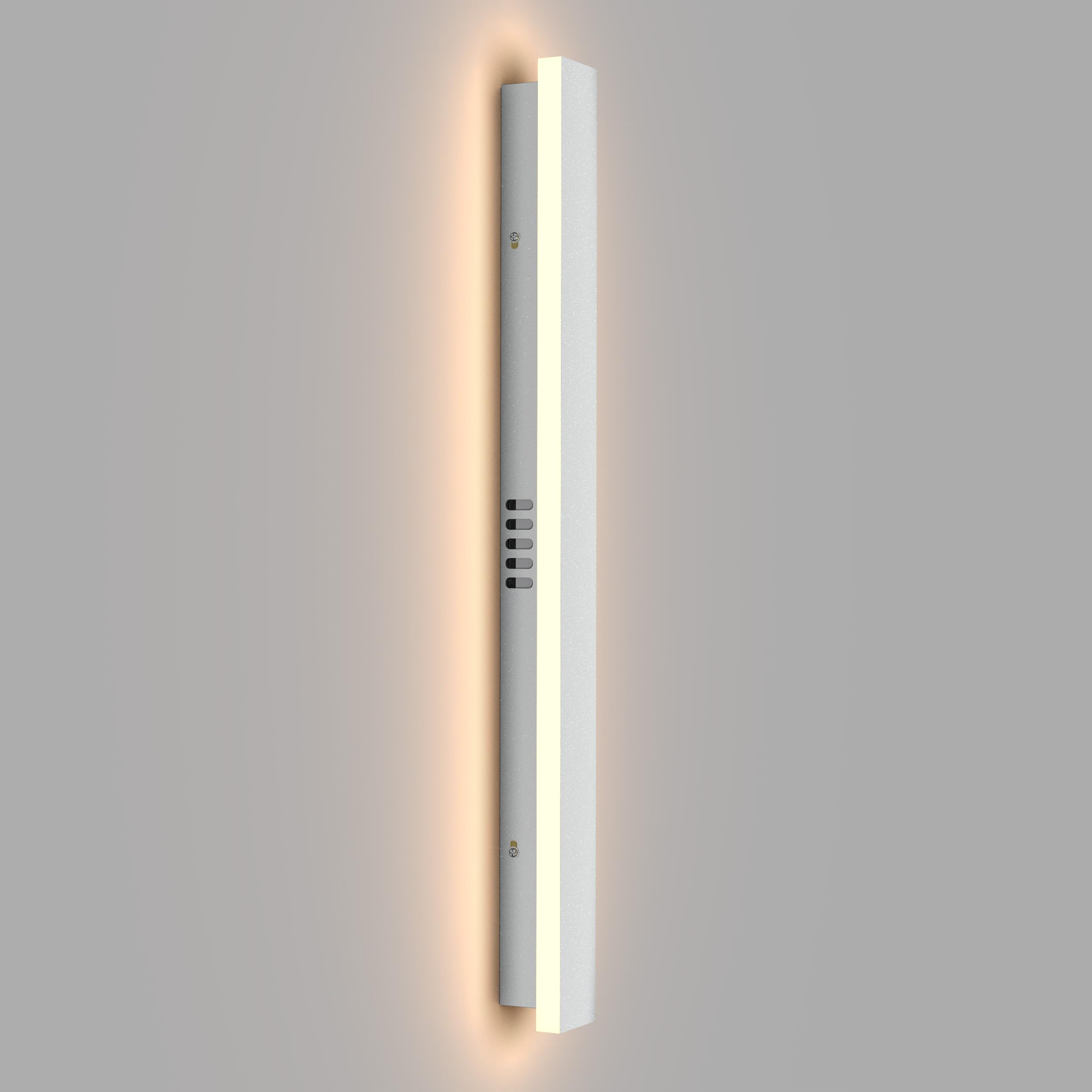 - 24 Inches Modern Outdoor Light Fixture - Rectangular Exterior Light Fixture - 19W 3000K - IP65 Anti Rust - Gold