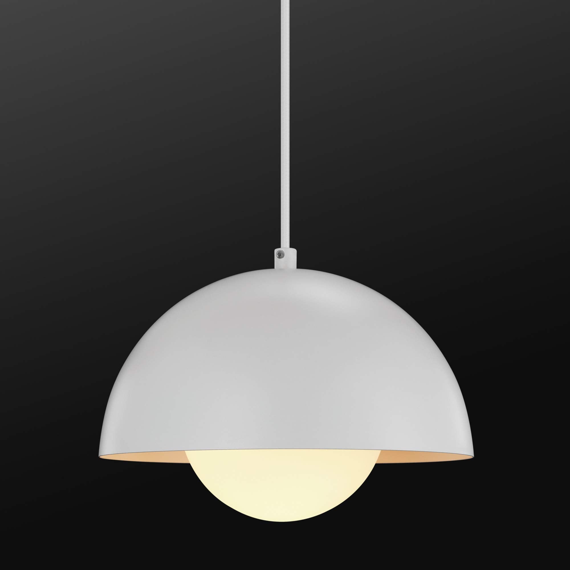 1-Light Pendant Lighting, Matte Brass, Bulb Not Included