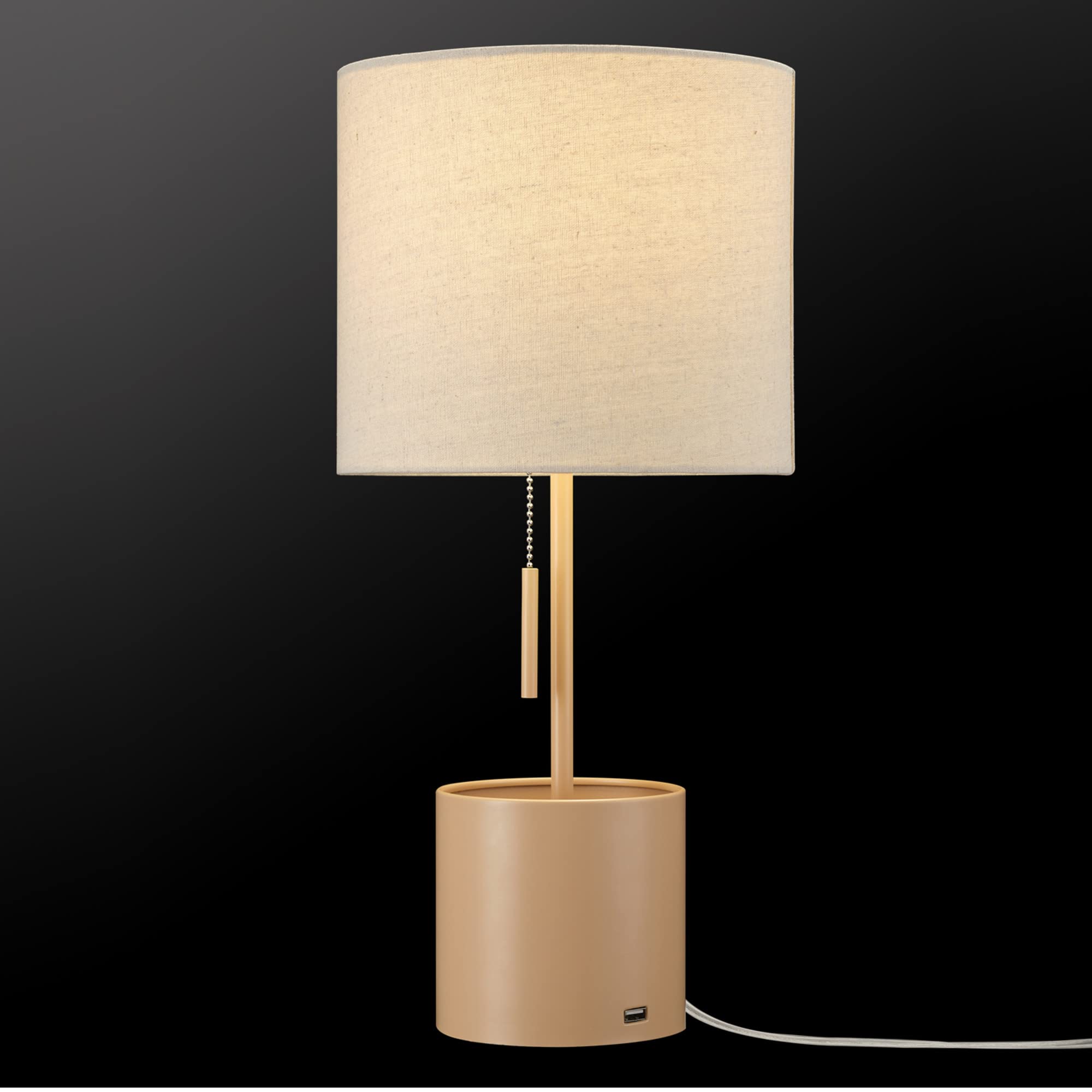 18" Table Lamp, Matte Brass, Table Lamp for Living Room, Home Décor, Lamps for Bedrooms, Room Décor, Nightstand, Home Improvement, Reading Lamp, E26 Base Socket, Home Décor