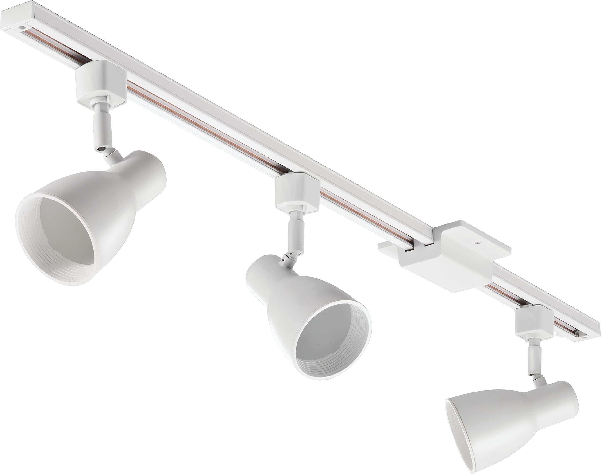 Step Baffle Kit Track Lighting, White