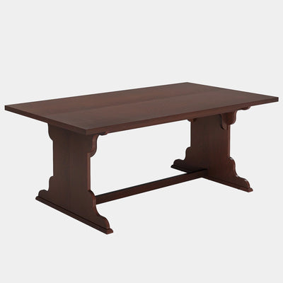 Mesa de comedor Hamilton de 63 pulgadas, mesa de cocina rectangular de madera para 4-6 personas