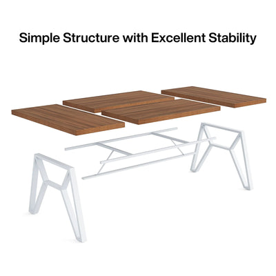Comprar mesa de comedor de 70 pulgadas para 6-8 personas | Mesa de cocina rectangular de madera