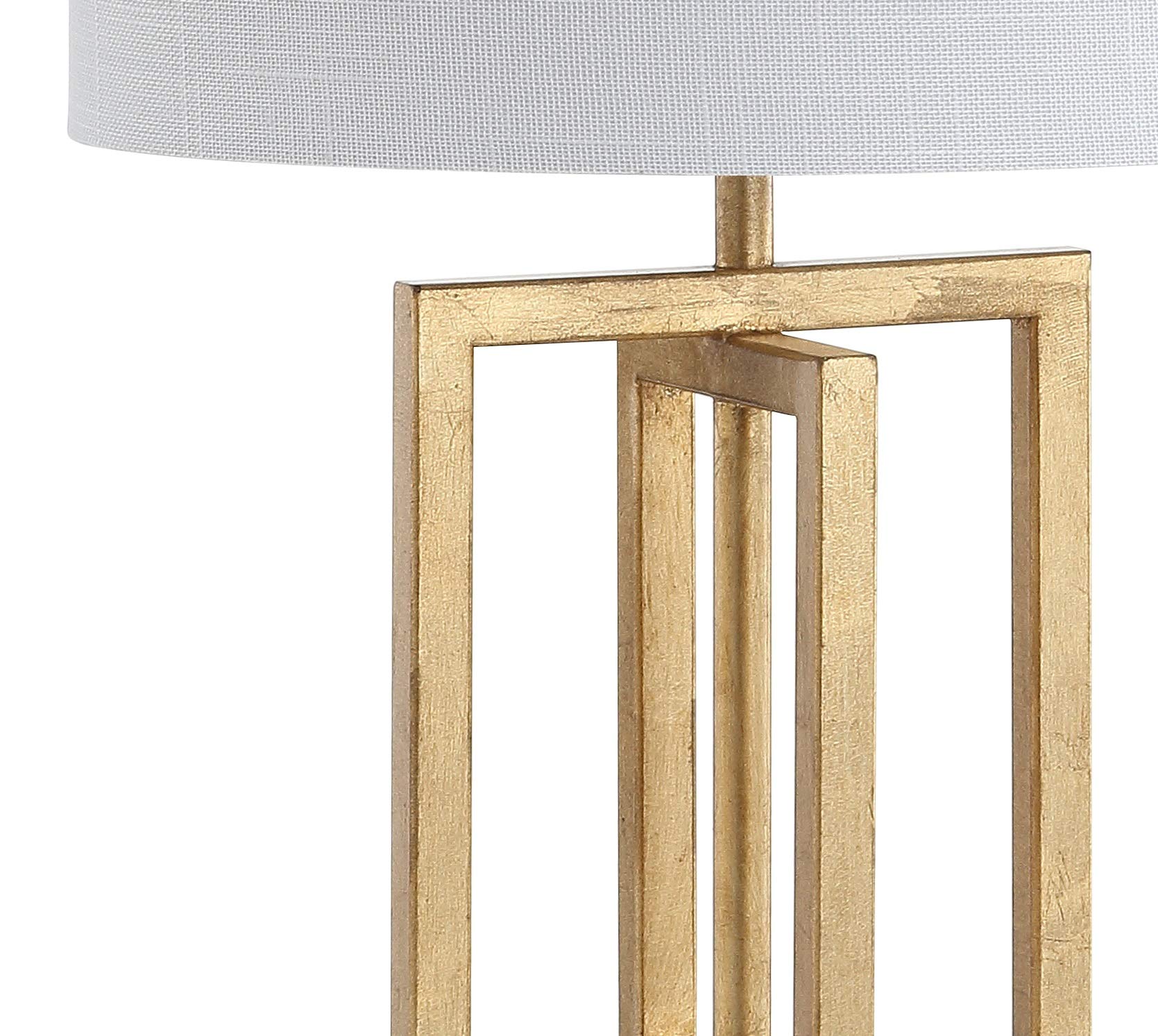 20.25" Metal/Marble LED Table Lamp Glam Contemporary Modern Bedside Desk Nightstand Lamp for Bedroom Living Room Office College Bookcase LED Bulb Included, Gold