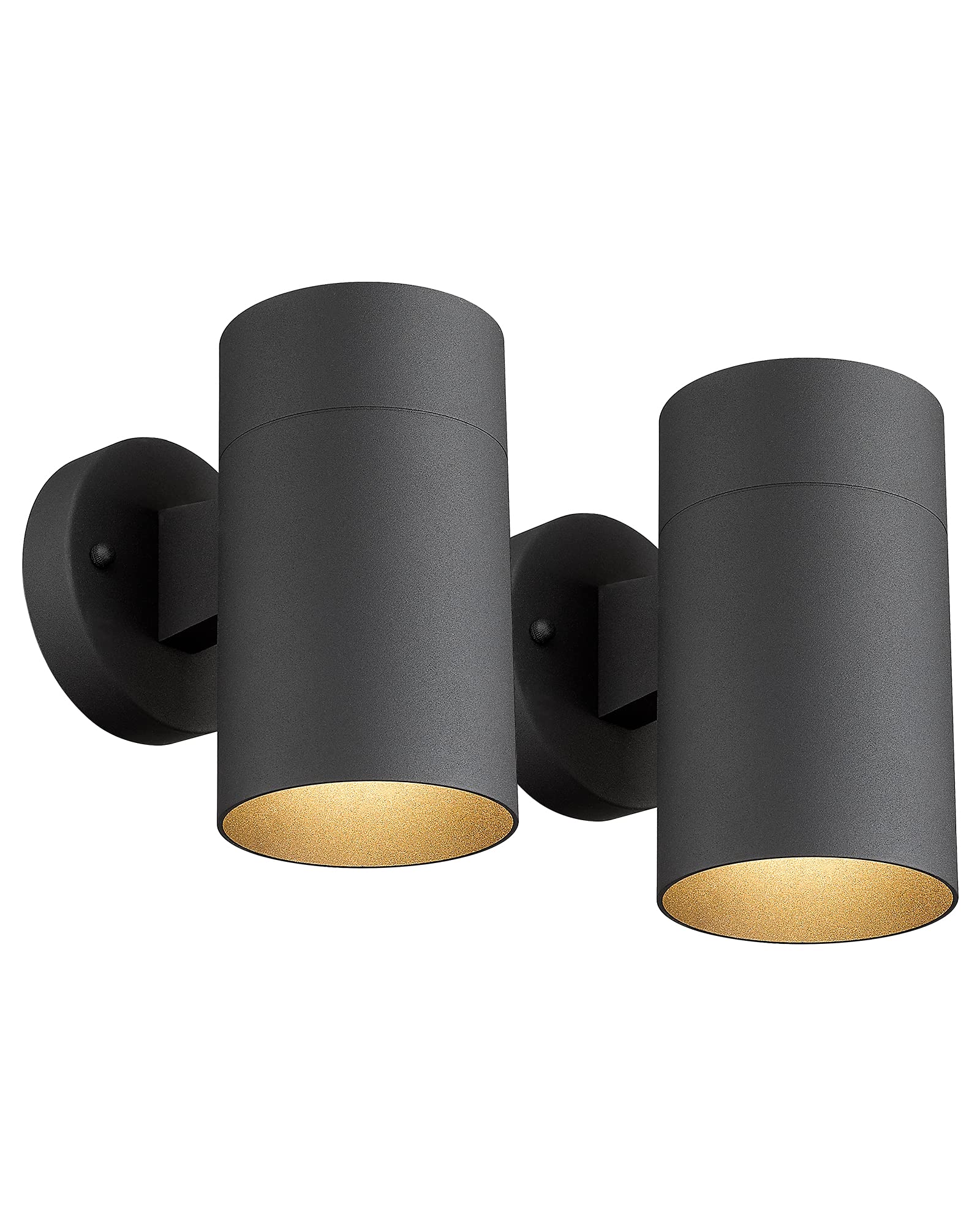 Ken & Ricky Outdoor Wall Light, Exterior Wall Sconce, Outside Wall Light Fixtures with Matte Black for Porch Garage Patio Doorway Entryway House -1 Pack