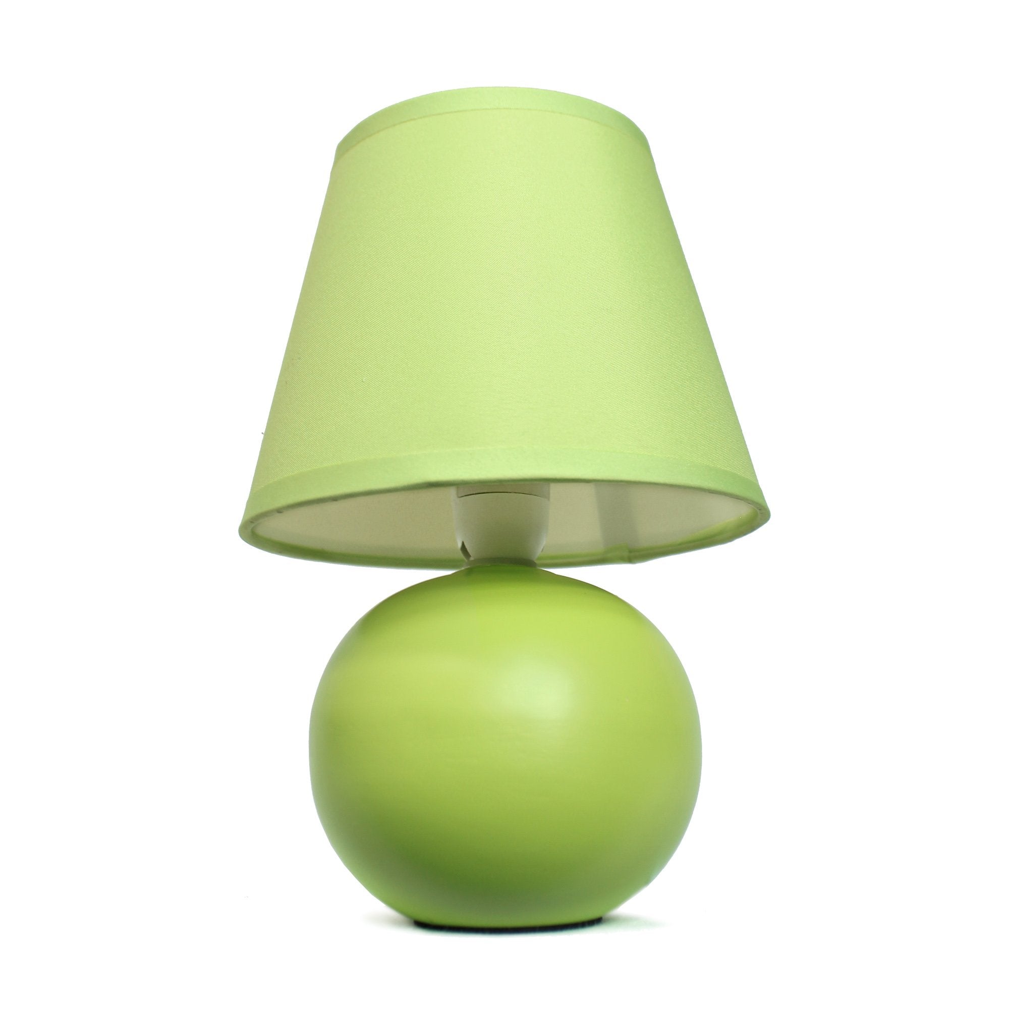 Mini Ceramic Globe Table Lamp, Off White