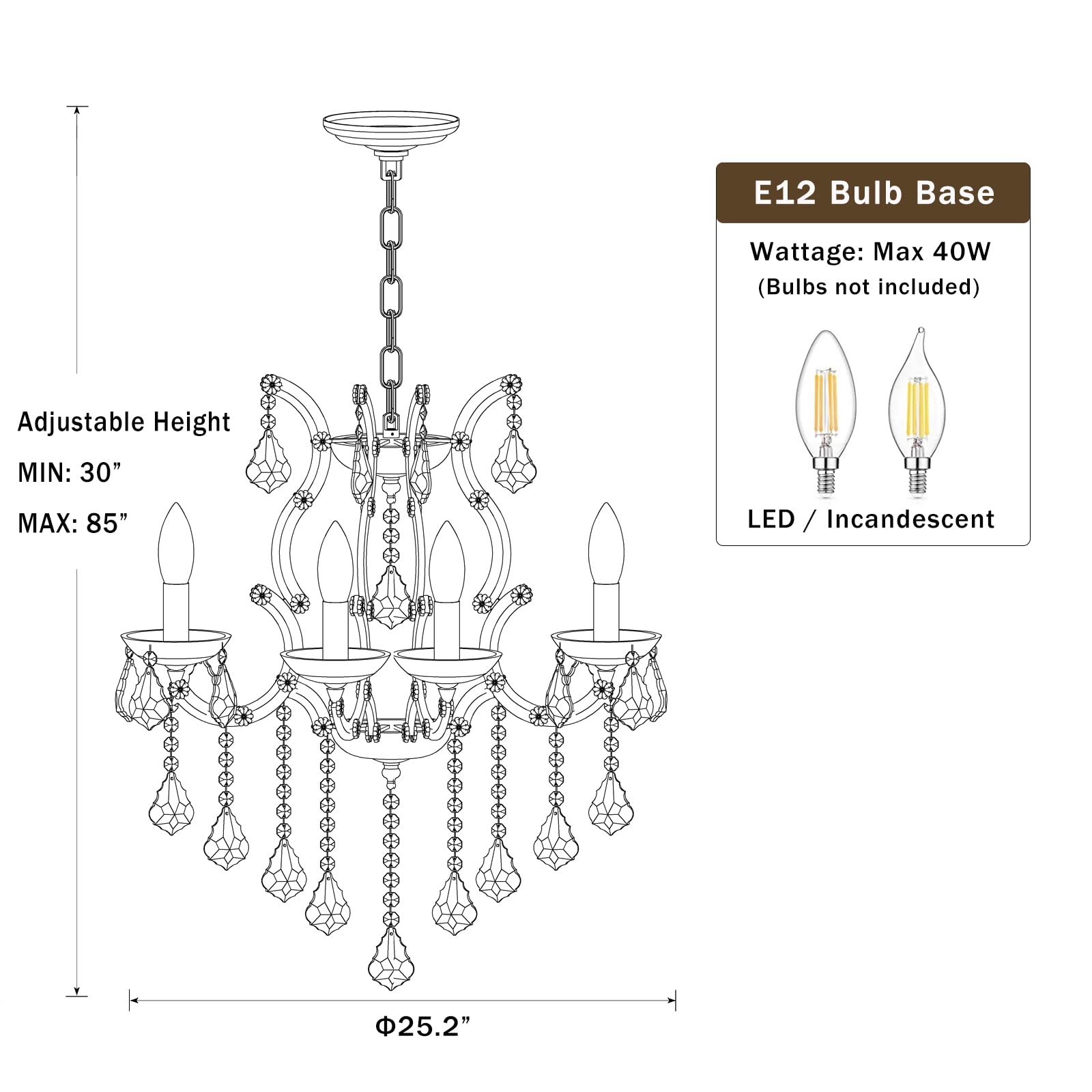 Large Gold Chandelier Light Fixtures - 36 Lights, 4 Layers Modern Crystal Chandeliers for Hotel, Lobby, Foyer, Entrance Hall, Staircase