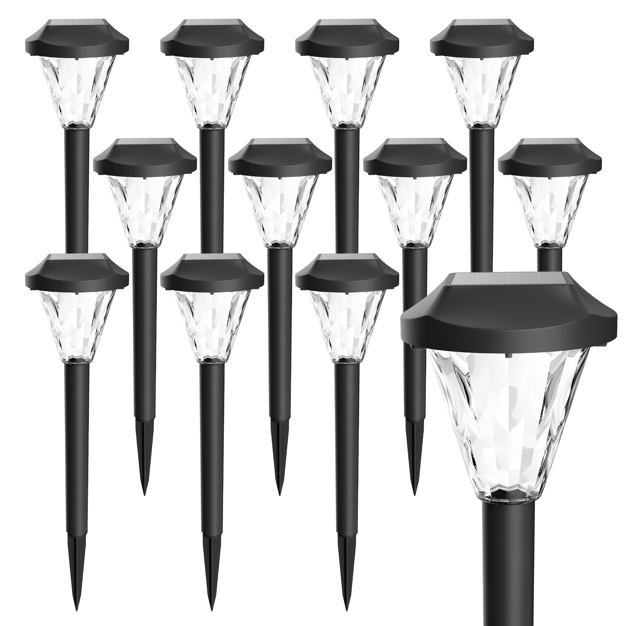 16 Pack Solar Lights Outdoor Waterproof,New Upgraded Solar Lights for Outside,Solar Garden Lights,Solar Outdoor Lights for Patio,Lawn,Yard and Landscape