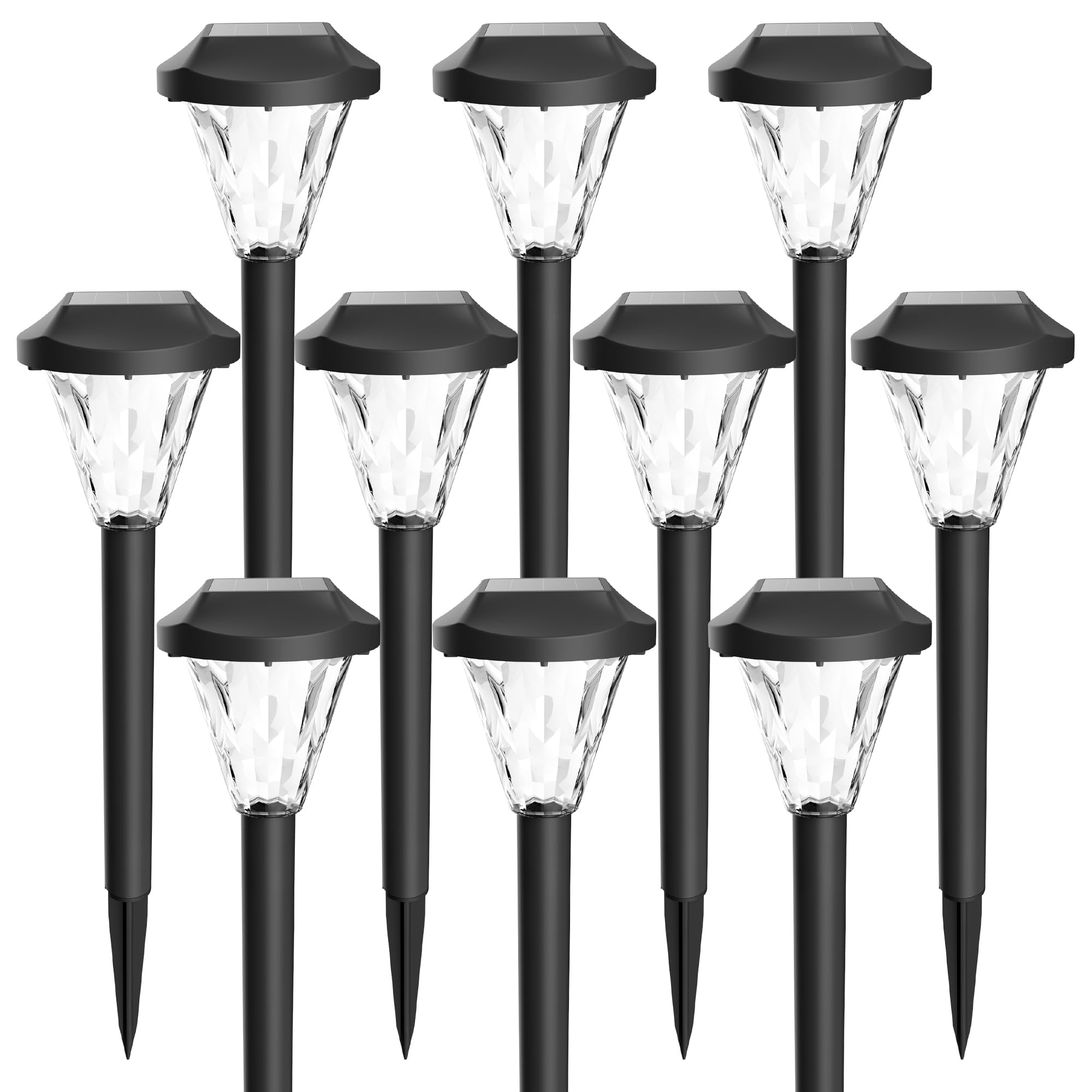 16 Pack Solar Lights Outdoor Waterproof,New Upgraded Solar Lights for Outside,Solar Garden Lights,Solar Outdoor Lights for Patio,Lawn,Yard and Landscape