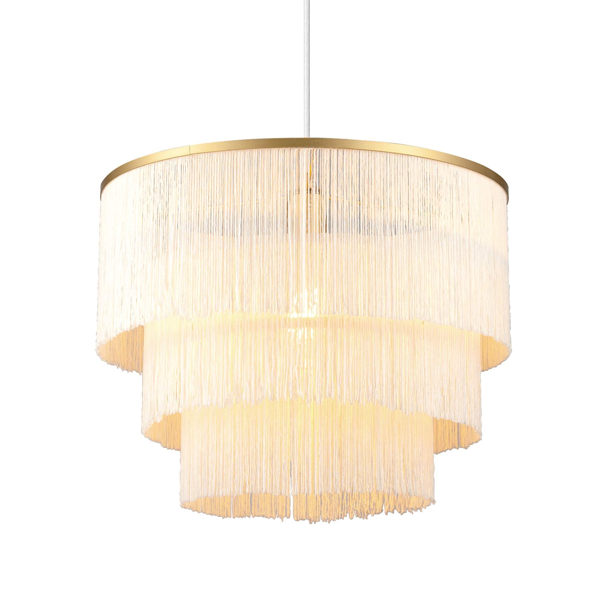 1-Light Pendant Lighting, Matte Brass, Frosted Ribbed Glass Shade, Bulb Not Included