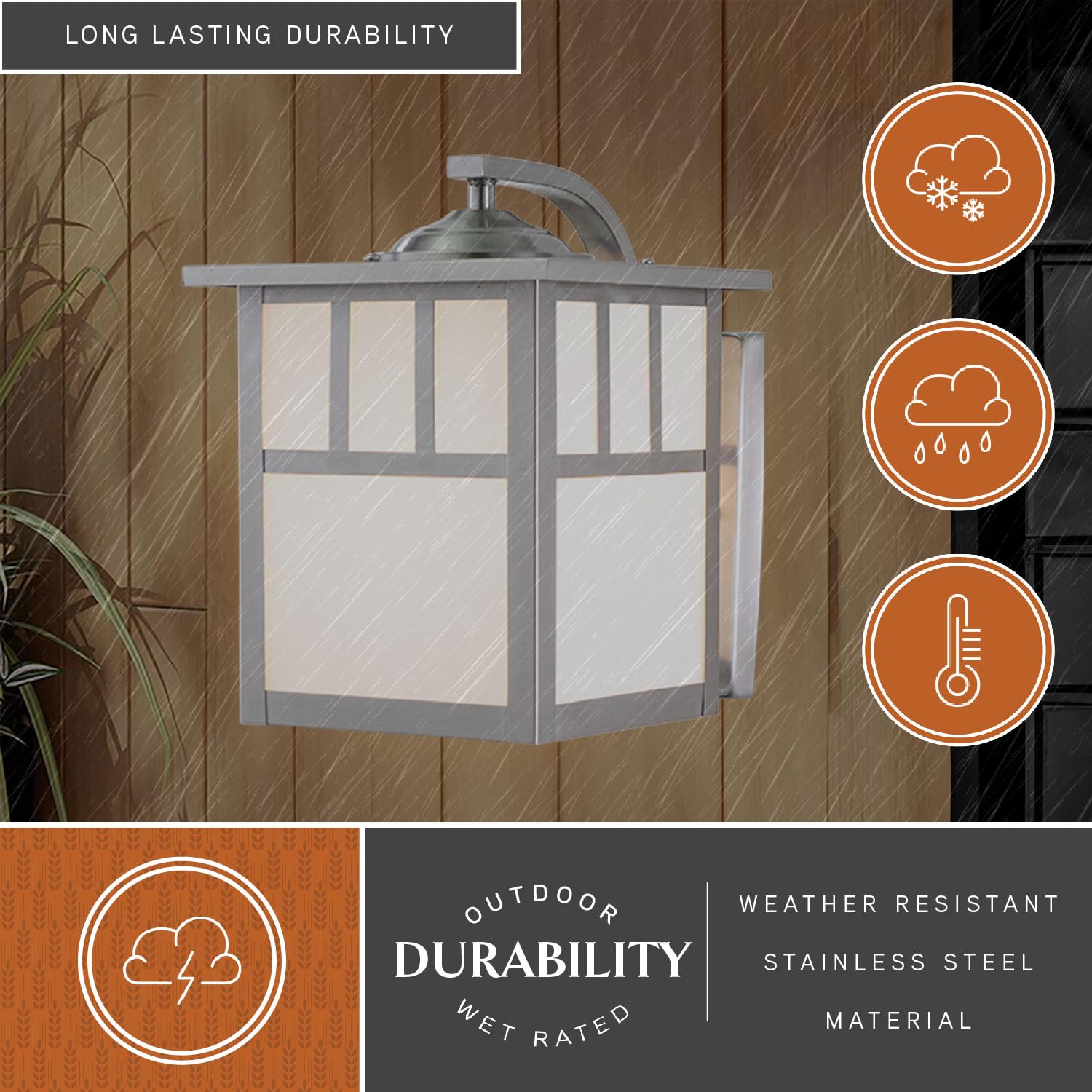 Indoor Outdoor Pendant Light - Mission Oil Burnished Bronze 7.25" Porch Hanging Ceiling Light Fixture with Honey Opal Glass, Craftsman Exterior Lantern Porch, Front Door, Entryway