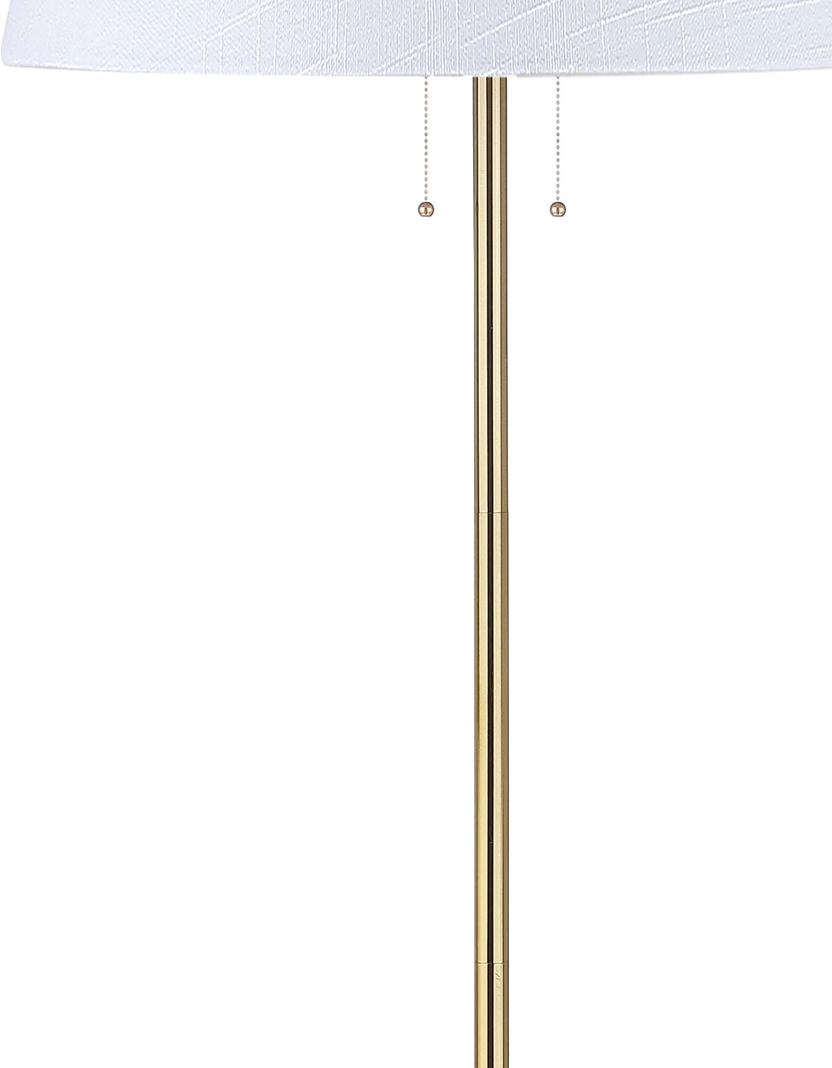 63" Metal LED Floor Lamp, Modern, Contemporary, Glam, Elegant, Office, Living Room, Family Room, Dining Room, Bedroom, Hallway, Foyer, Brass