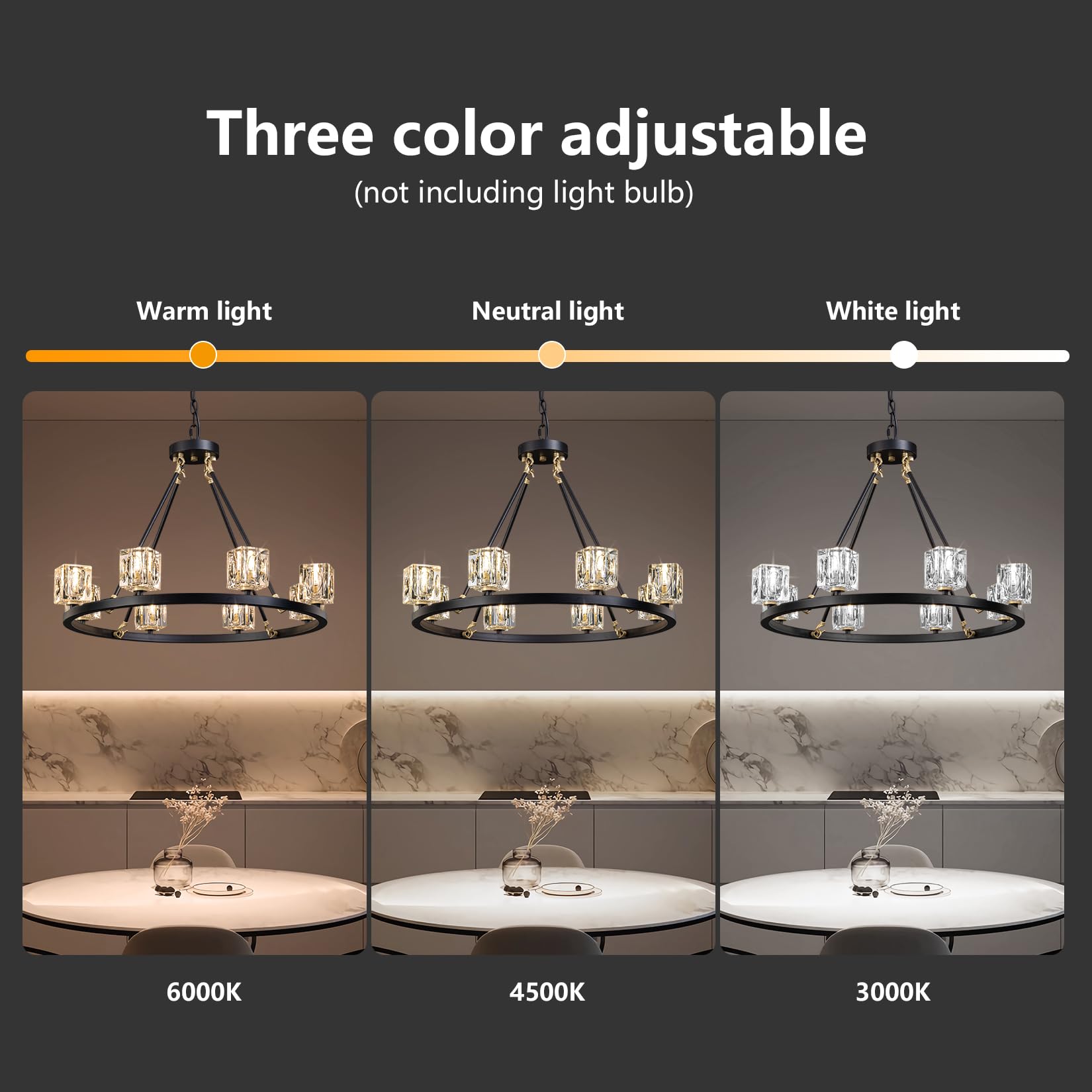 Semi Flush Mount Ceiling Light Fixture Modern 6 Lights Gold Crystal Chandelier,Brushed Nickel Sputnik Chandeliers for Hallway Entryway Bedroom Dining Room Farmhouse Kitchen Office