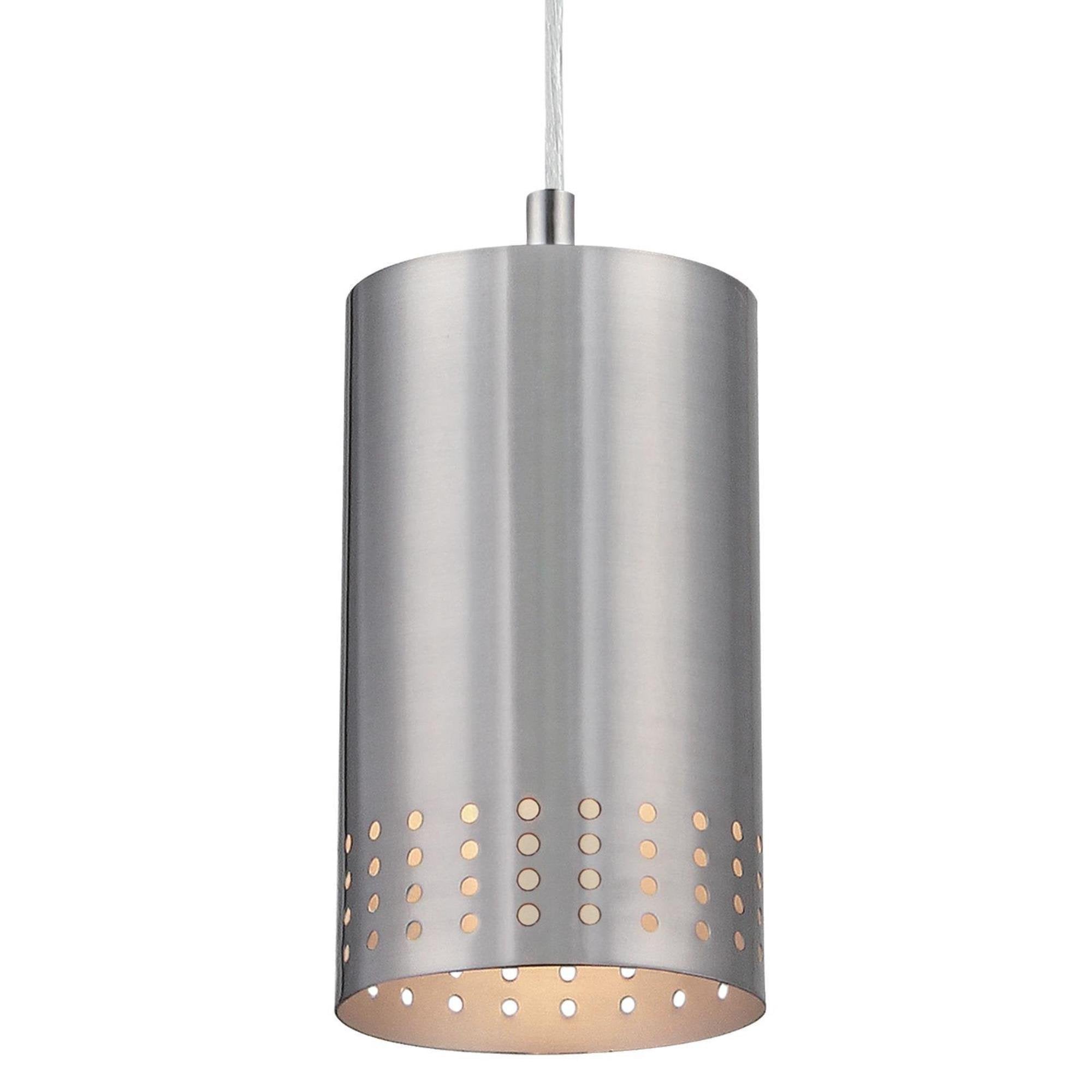 One-Light Indoor Mini Pendant, Brushed Nickel