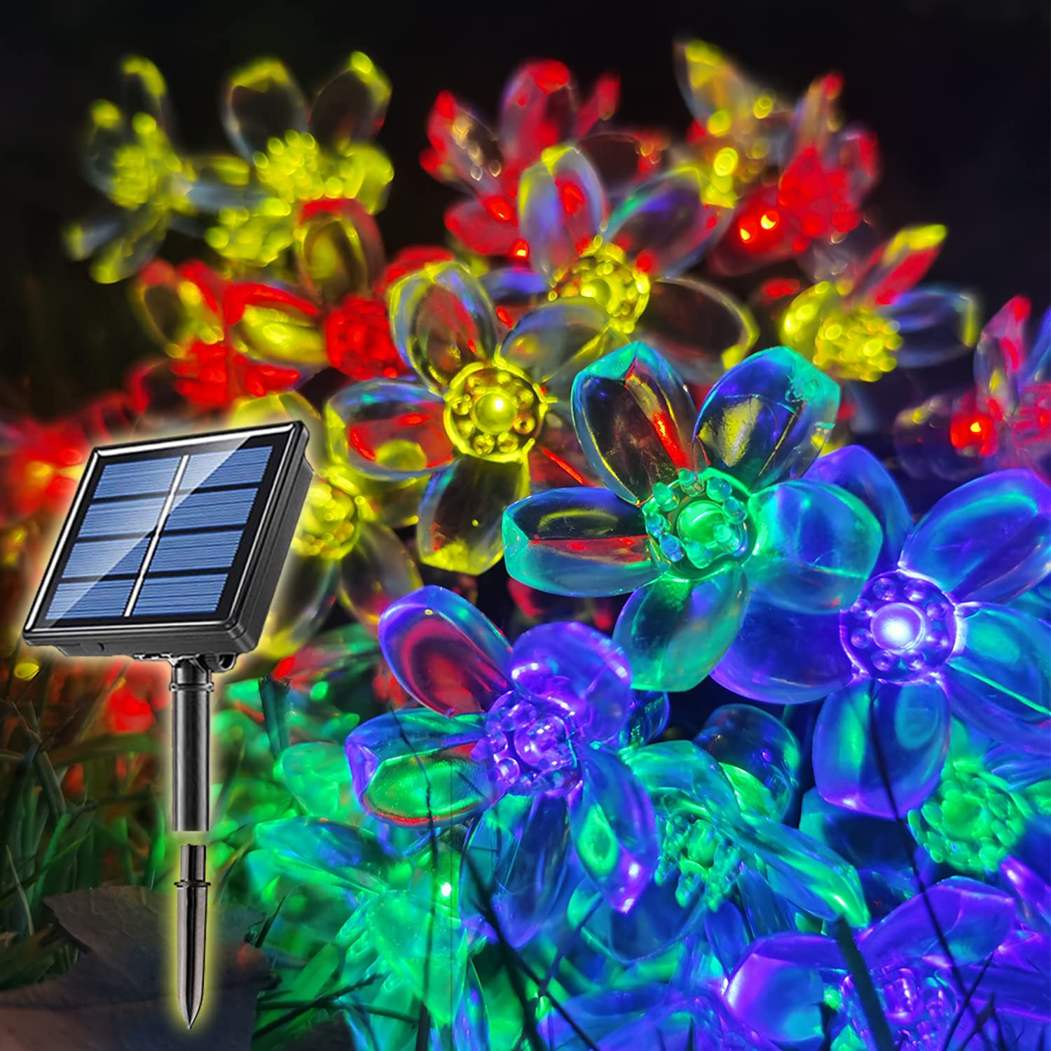 Solar Rope Lights Waterproof IP65 39FT 100LEDs Outdoor LED ‎Solar Outdoor Lights for Party Garden Yard Home Wedding Christmas Halloween Holiday Tree Decoration Lighting