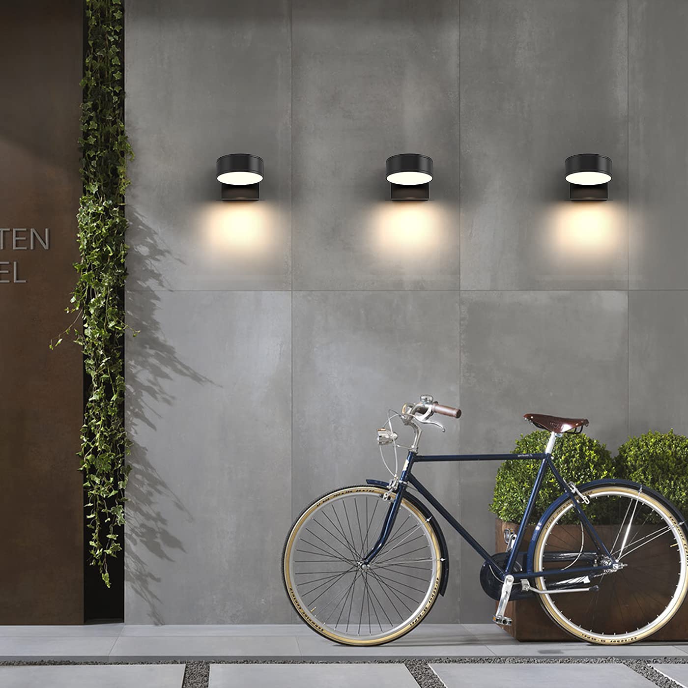 Modern Outdoor Sconce Lights, LED Outdoor Wall Sconce, Aluminum Porch Lights, Exterior Wall Sconce, Waterproof Outdoor Sconce Light 8W, 3000K Outdoor Wall Light for Garage Enterway