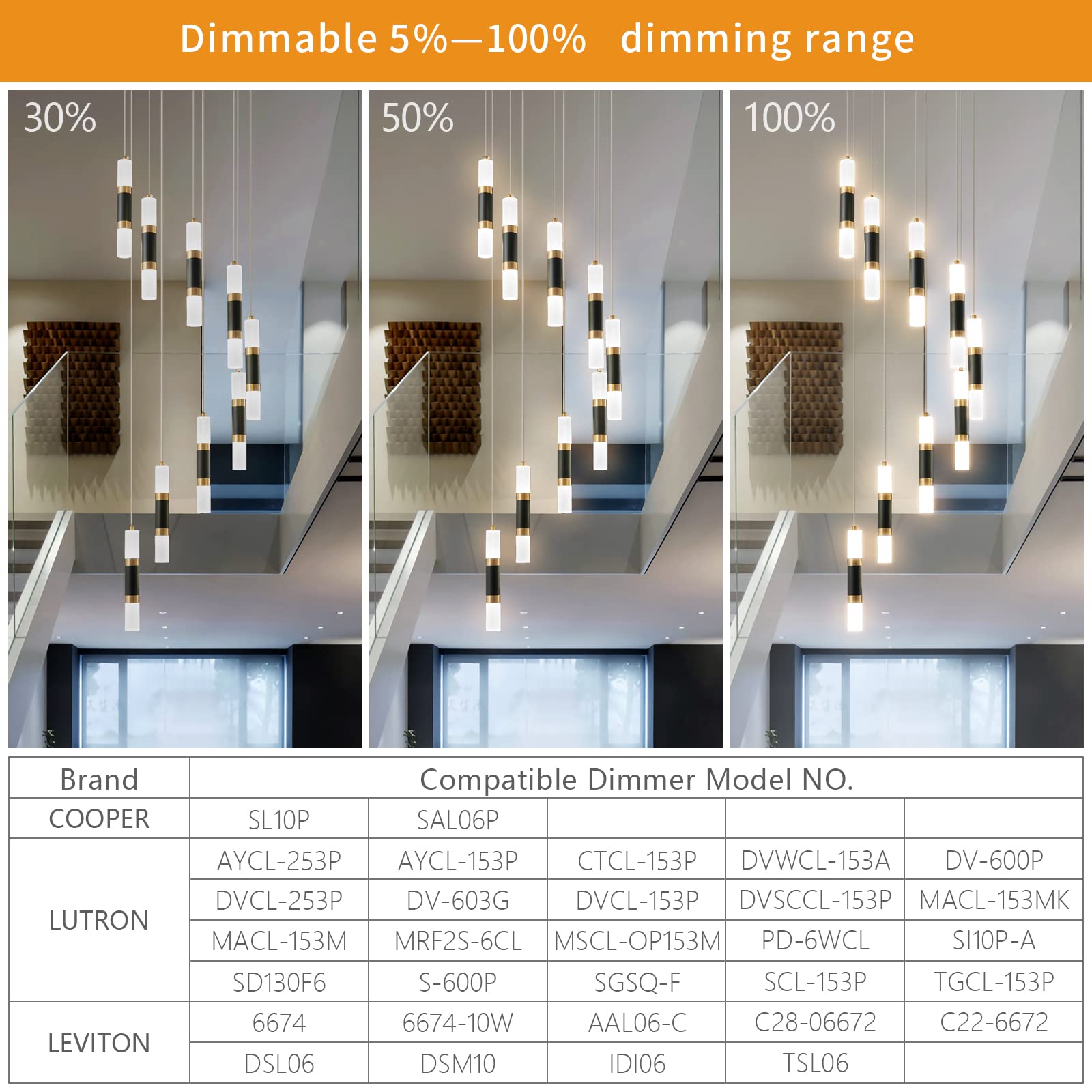 2-Light Modern Kitchen Island Dimmable LED Modern Black Gold Mini Pendant Light, Bedroom Bedside Table Black Small Pendant Light