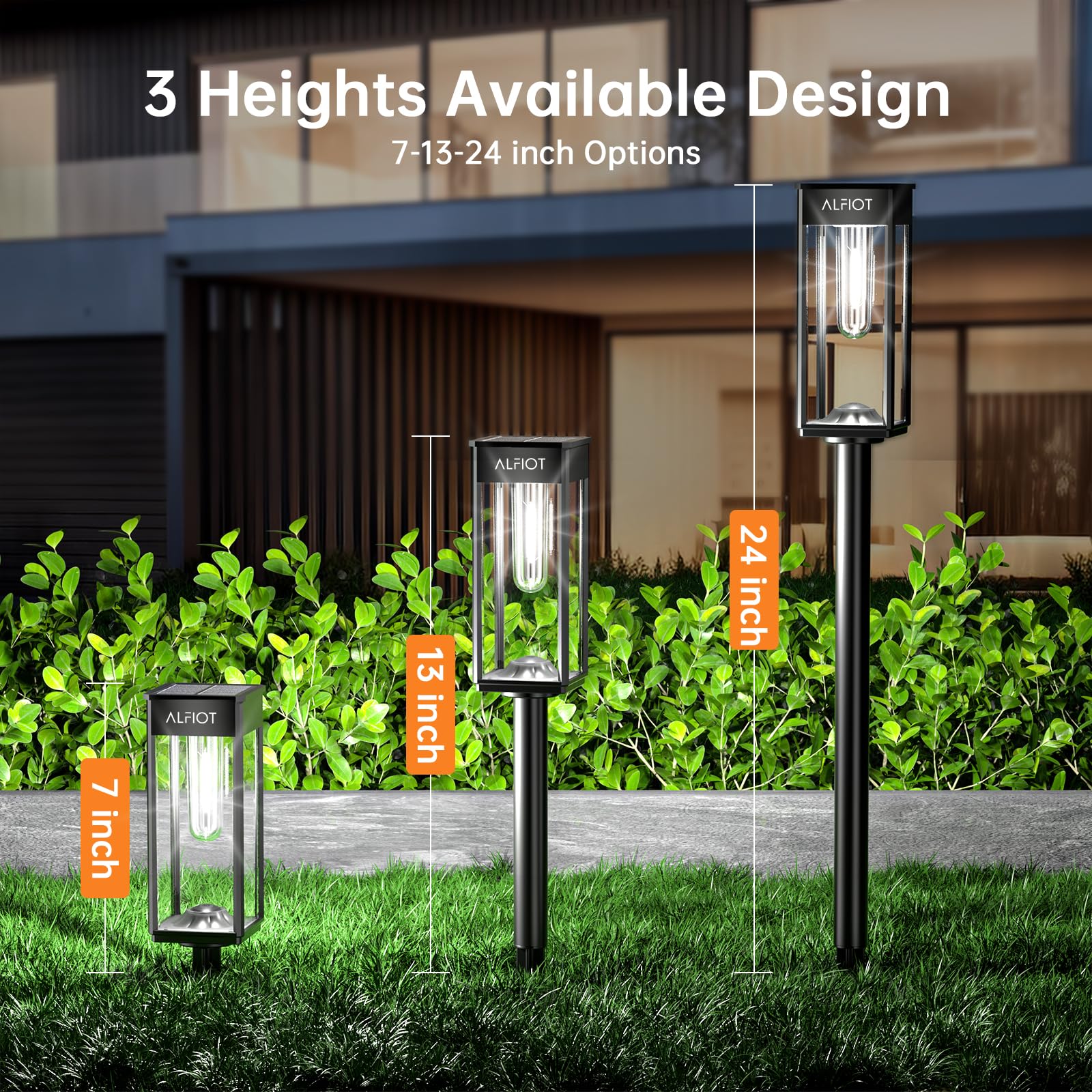 Solar Pathway Lights Outdoor,8 Pack Bright Solar Lights Outdoor,IP65 Waterproof Solar Garden Lights Solar Powered Landscape Lighting for Yard Patio Walkway Driveway Pathway (Cool White)