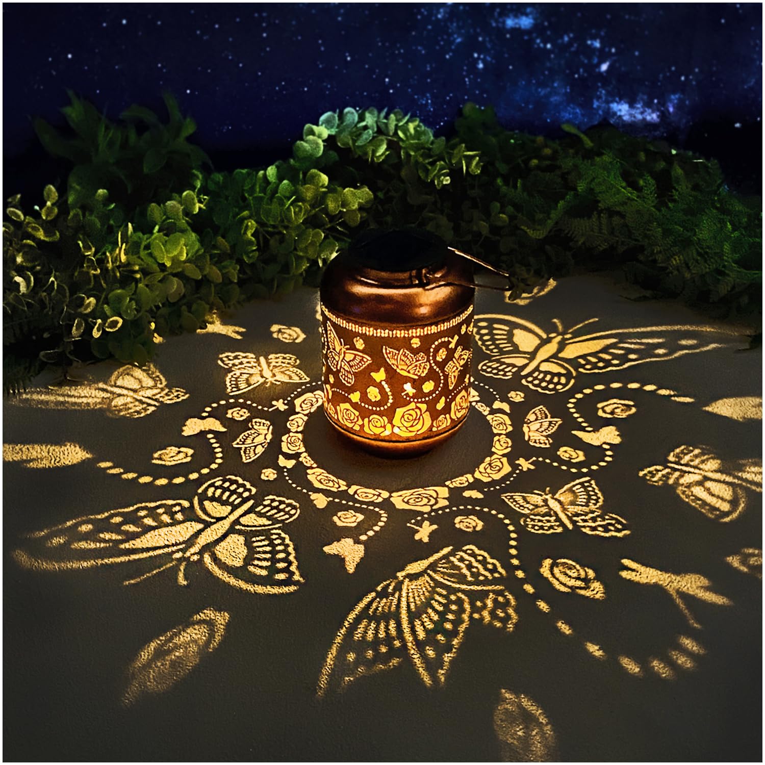 Hummingbird Solar Lanterns Outdoor Waterproof Hanging Solar Lights Hummingbird Gifts for Women Men Metal Bird Decorative LED Lanterns for Yard, Patio, Lawn, Tabletop, Pathway, Landscape, Garden Decor