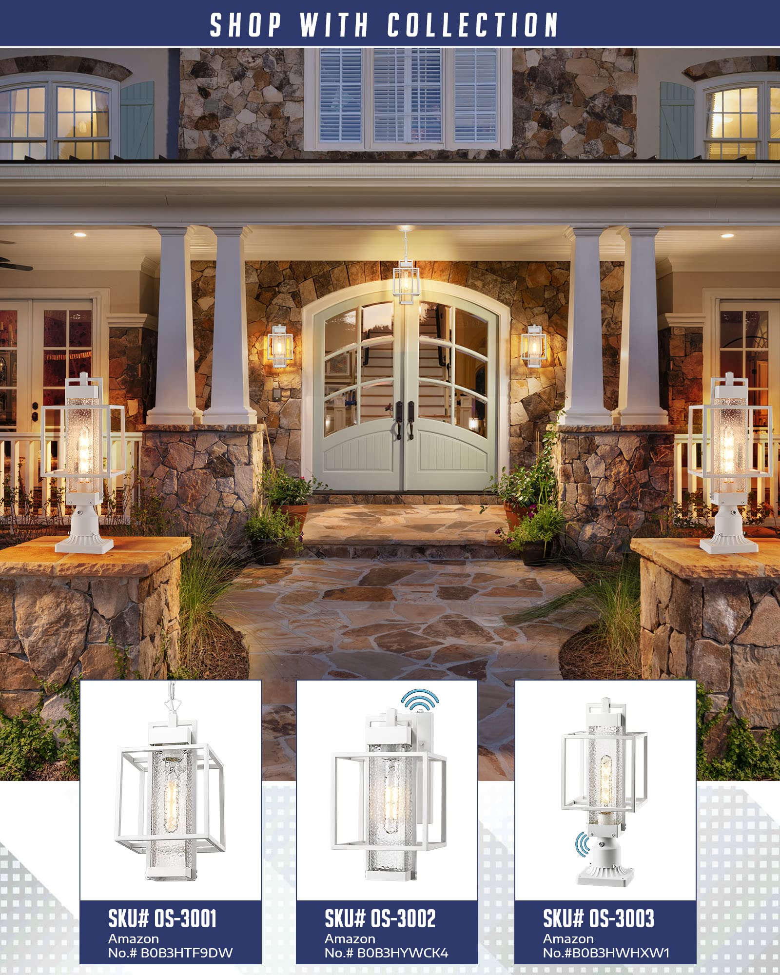 Outdoor Pendant Light Fixture, 1 Light Exterior Hanging Lantern Porch Light, 14" Outside Lighting for House in Black Finish with Bubble Glass Lamp Shade 2375/1HL