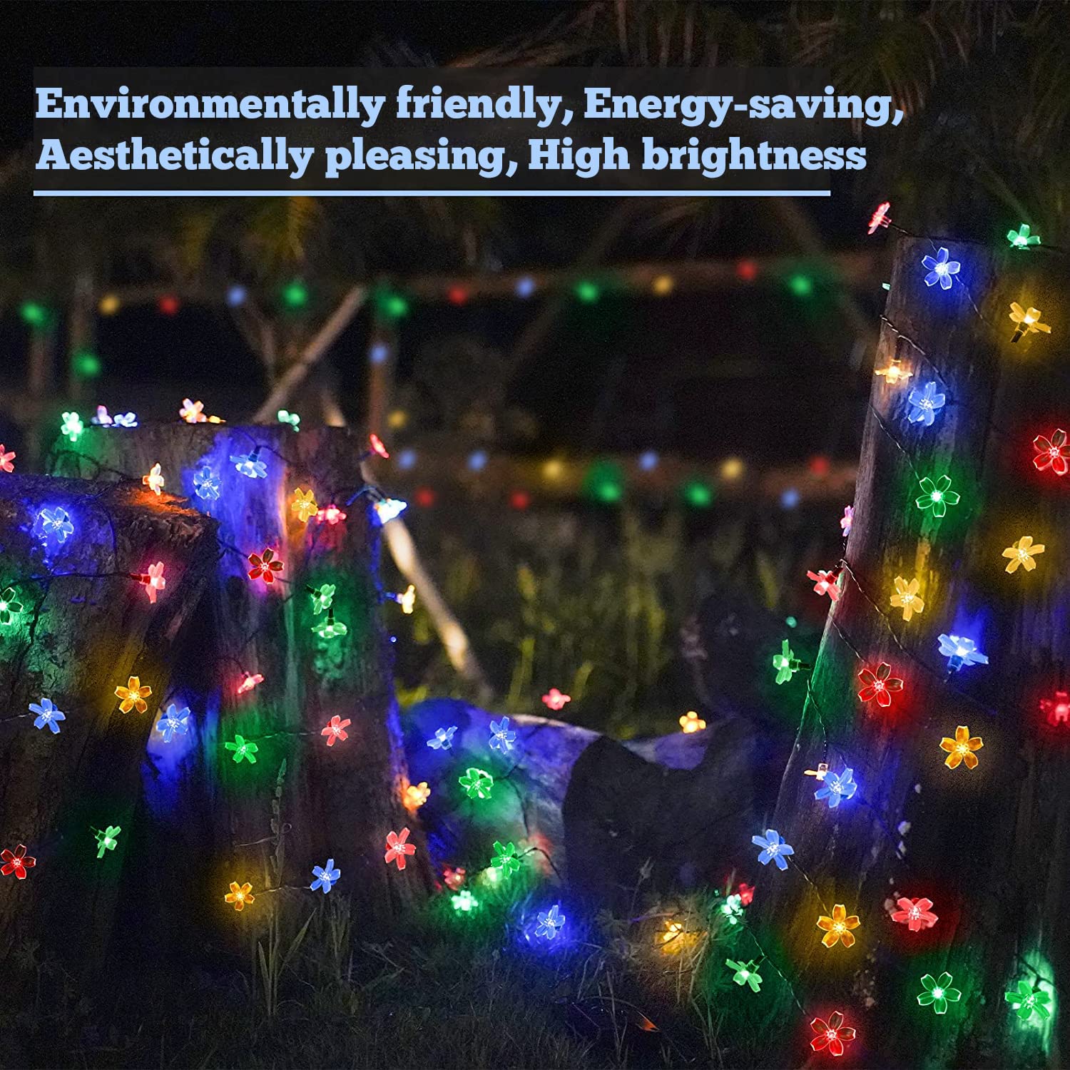 Solar Rope Lights Waterproof IP65 39FT 100LEDs Outdoor LED ‎Solar Outdoor Lights for Party Garden Yard Home Wedding Christmas Halloween Holiday Tree Decoration Lighting