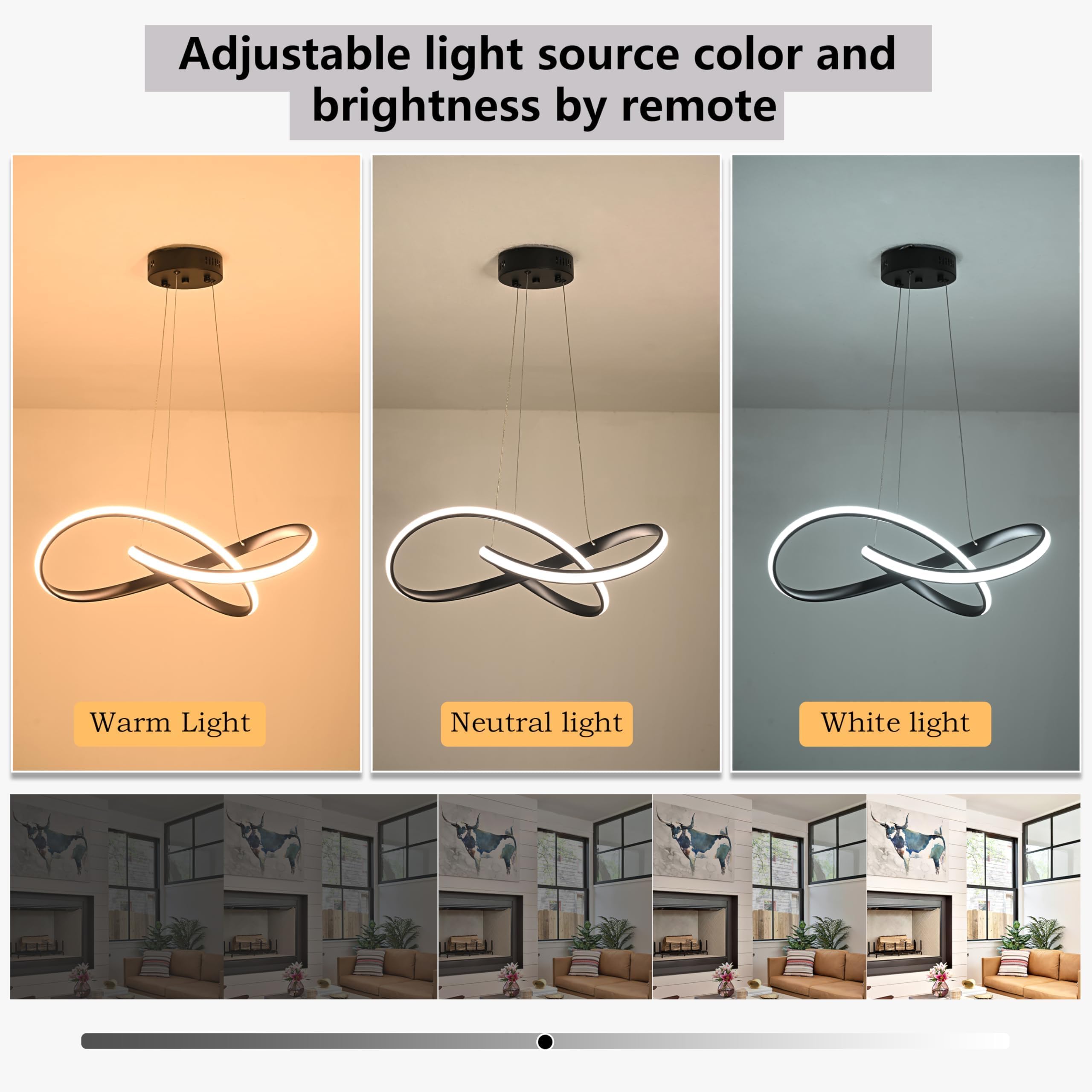 Modern LED Chandelier Contemporary Pendant Lighting Ring Light Fixture Gold with 4000K and 59in Height Adjustable Hanging Lamp for Kitchen Island Hallway Foyer Closet Corridor