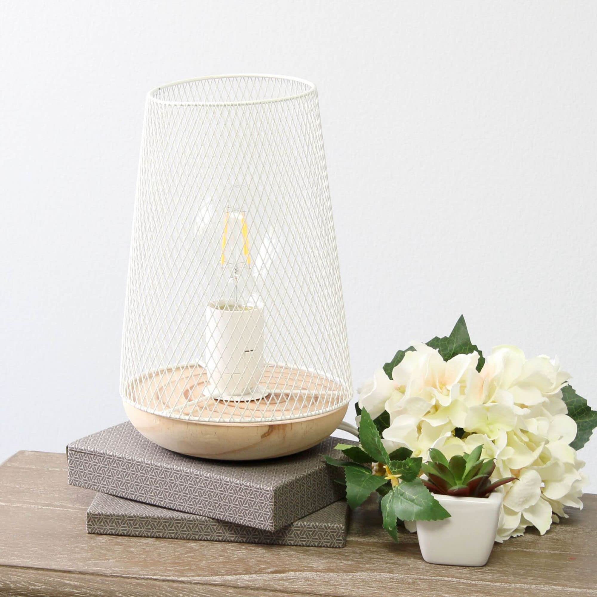 Mesh Uplight Table Lamp, Black