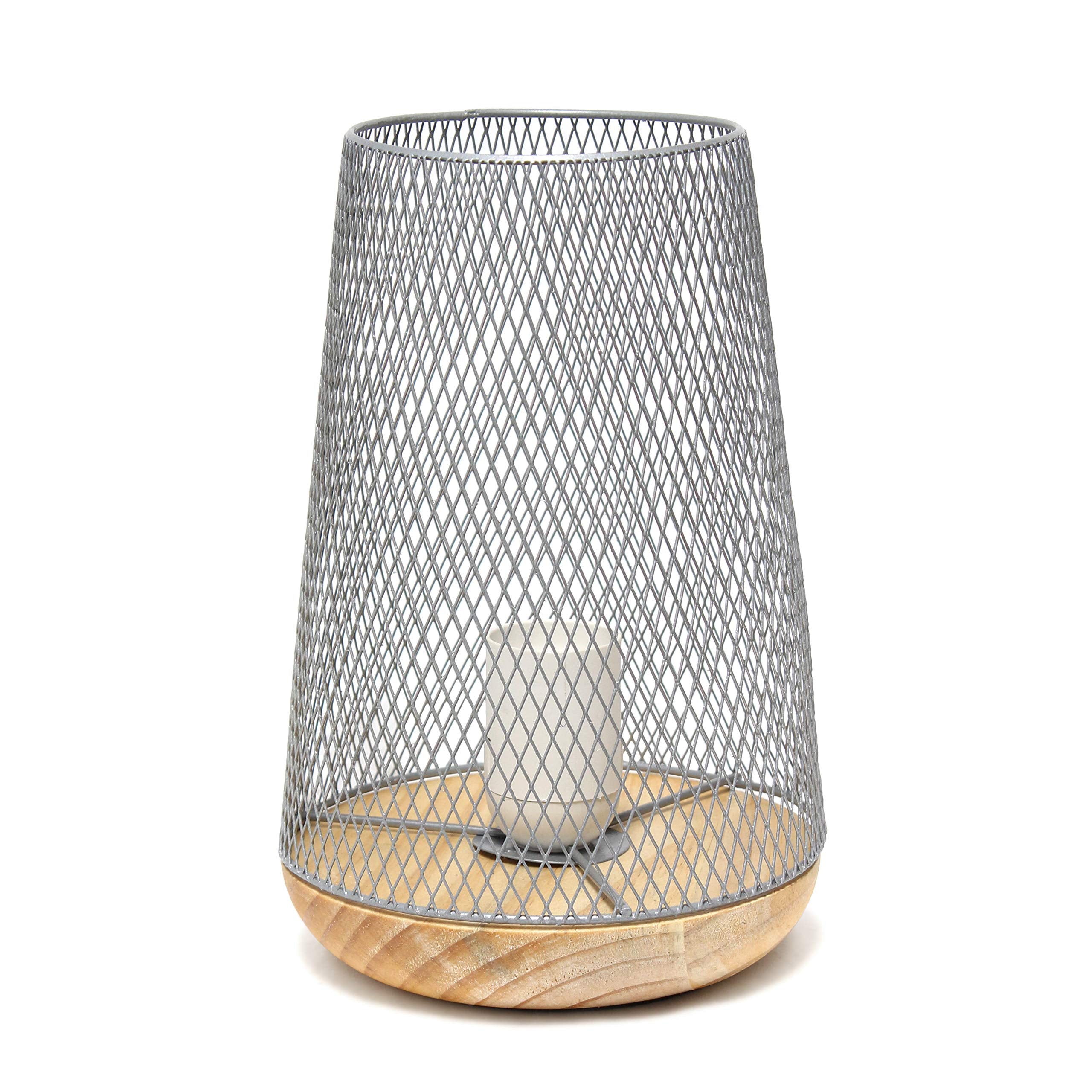 Mesh Uplight Table Lamp, Black