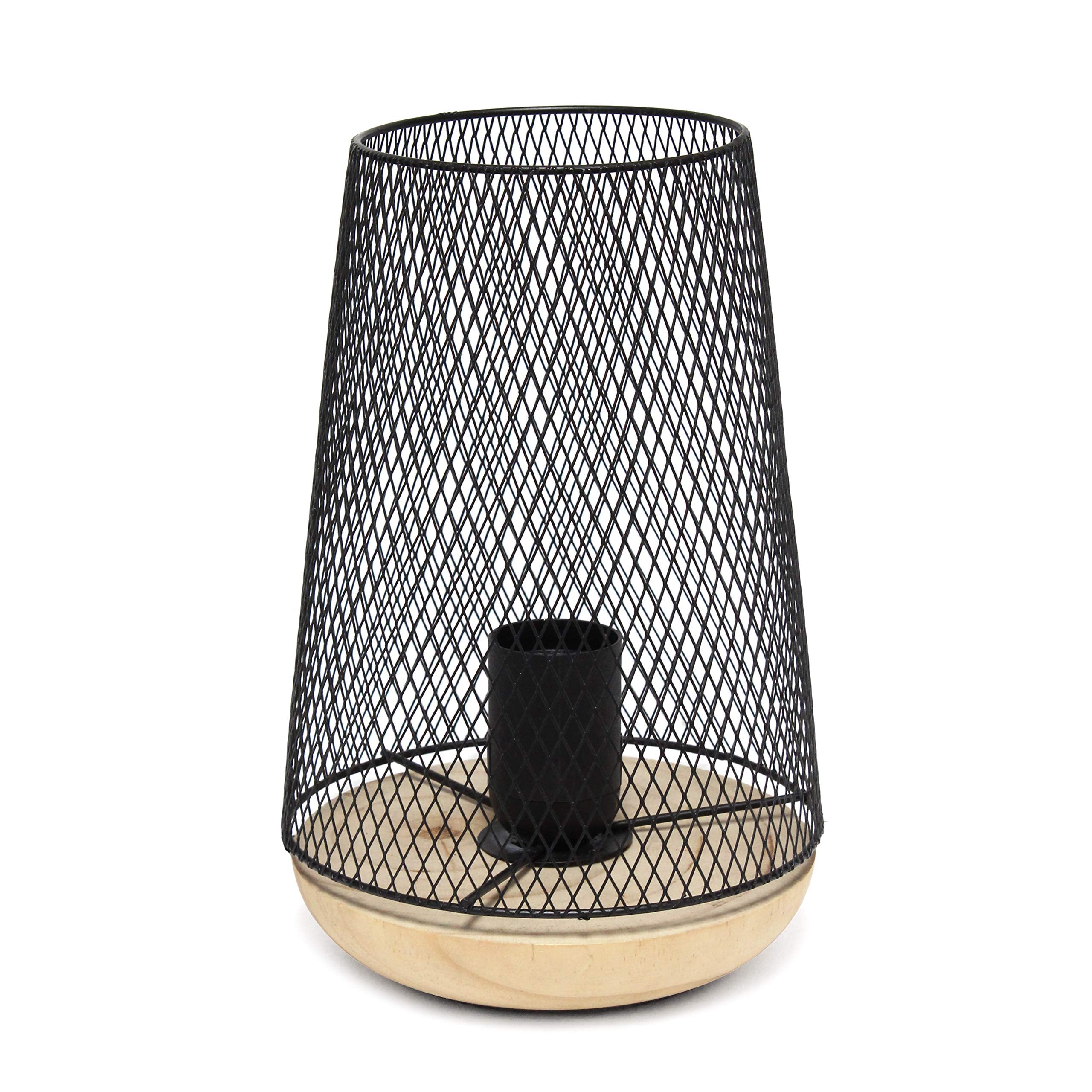 Mesh Uplight Table Lamp, Black