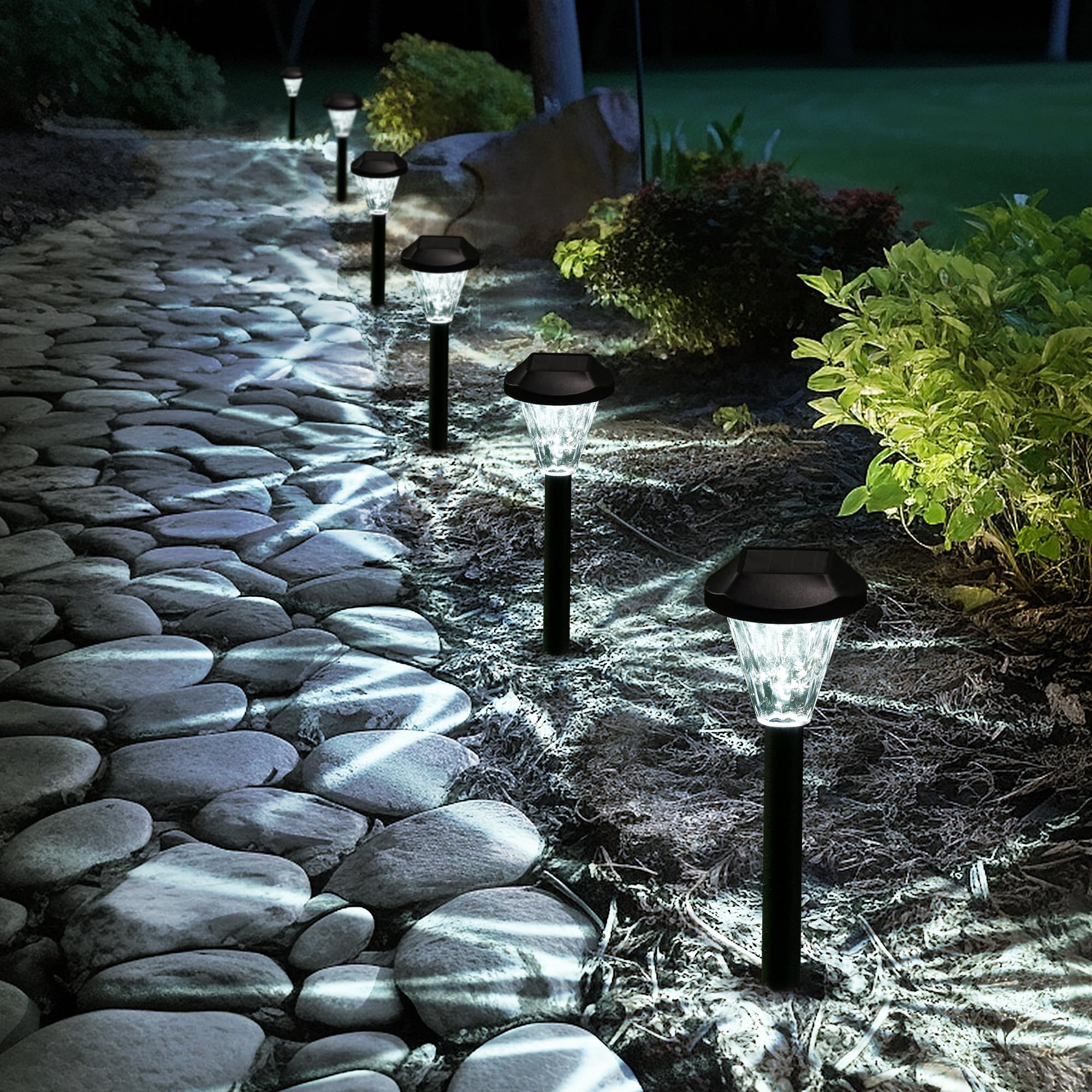 16 Pack Solar Lights Outdoor Waterproof,New Upgraded Solar Lights for Outside,Solar Garden Lights,Solar Outdoor Lights for Patio,Lawn,Yard and Landscape