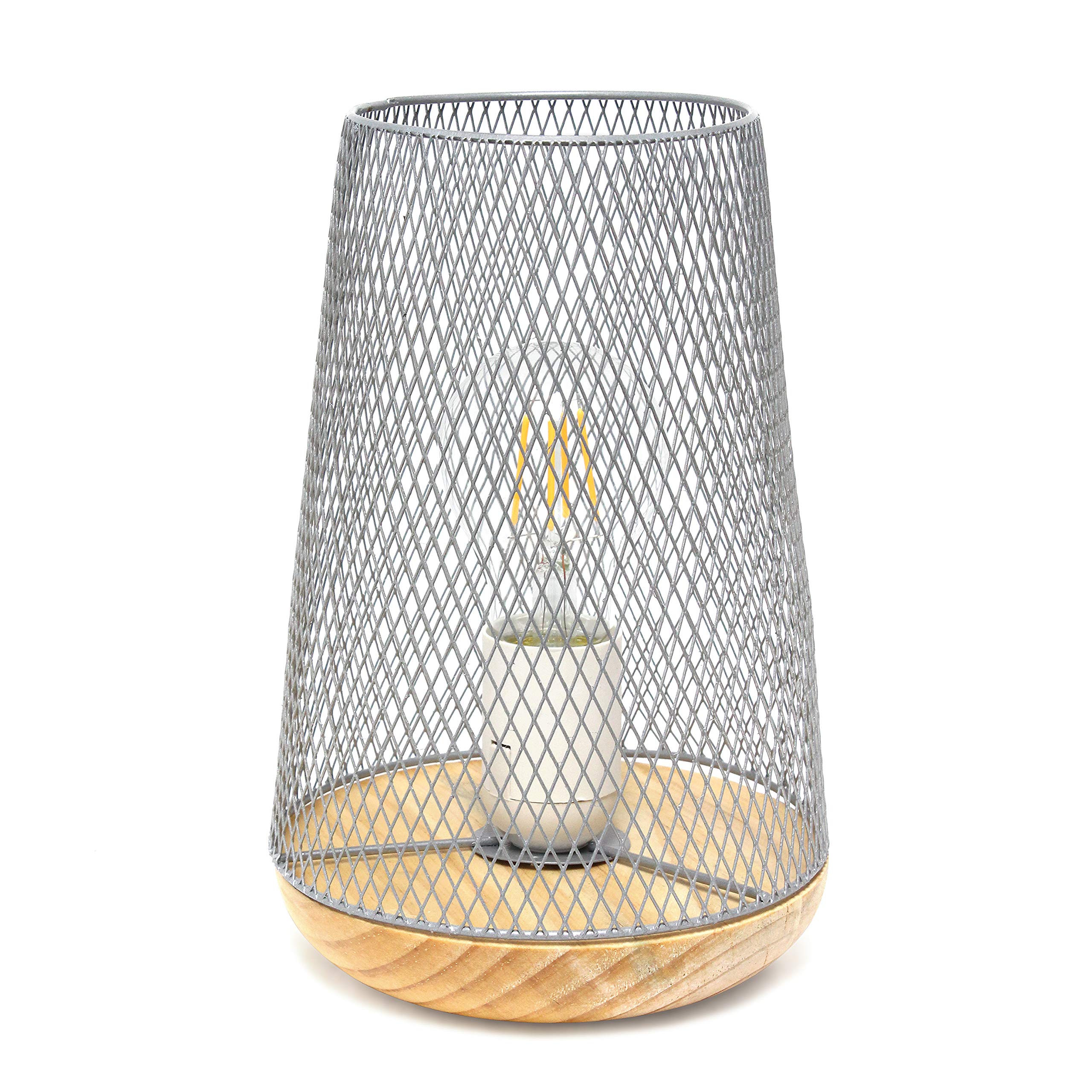 Mesh Uplight Table Lamp, Black