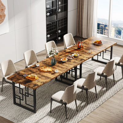 Herring 63" Dining Table for 4-6 People | Rectangular Wooden Dinner Kitchen Table