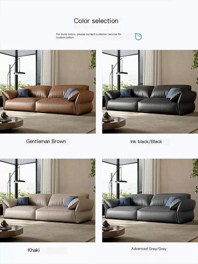 Andra Sofa | Australian Calf Leather Living Room Modern Sofa
