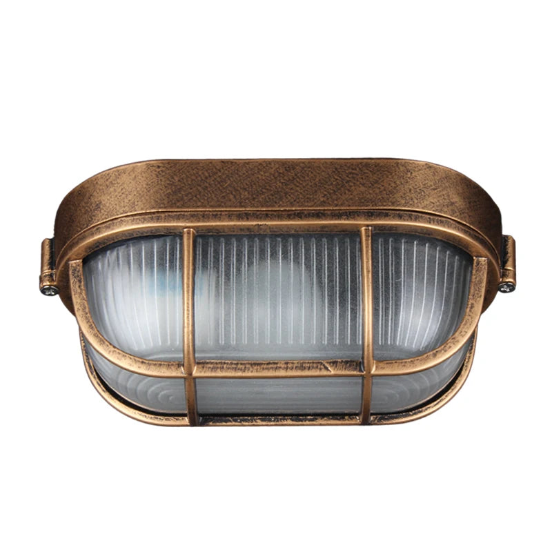 Retro Moisture Explosion-proof Outdoor Wall light Vintage Waterproof E27 Ceiling Lamp Outdoor Wall & Porch Lighting