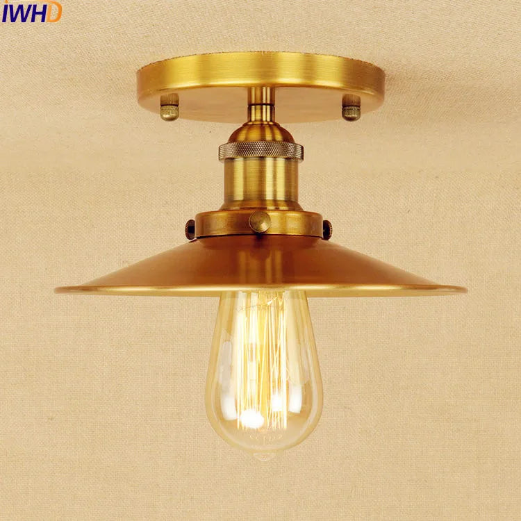 Copper Edison LED ceiling Light Fixtures Loft Style Industrial Vintage Ceiling Lamp Lights Plafonnier Luminaira Lampara Techo