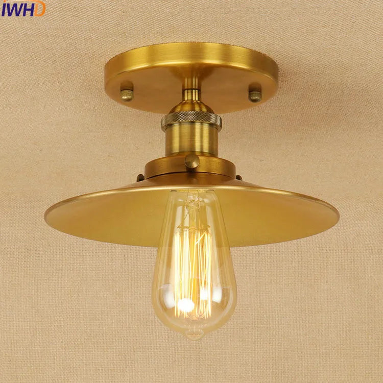 Copper Edison LED ceiling Light Fixtures Loft Style Industrial Vintage Ceiling Lamp Lights Plafonnier Luminaira Lampara Techo