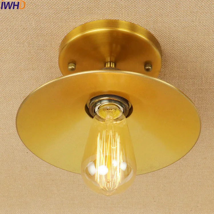 Copper Edison LED ceiling Light Fixtures Loft Style Industrial Vintage Ceiling Lamp Lights Plafonnier Luminaira Lampara Techo