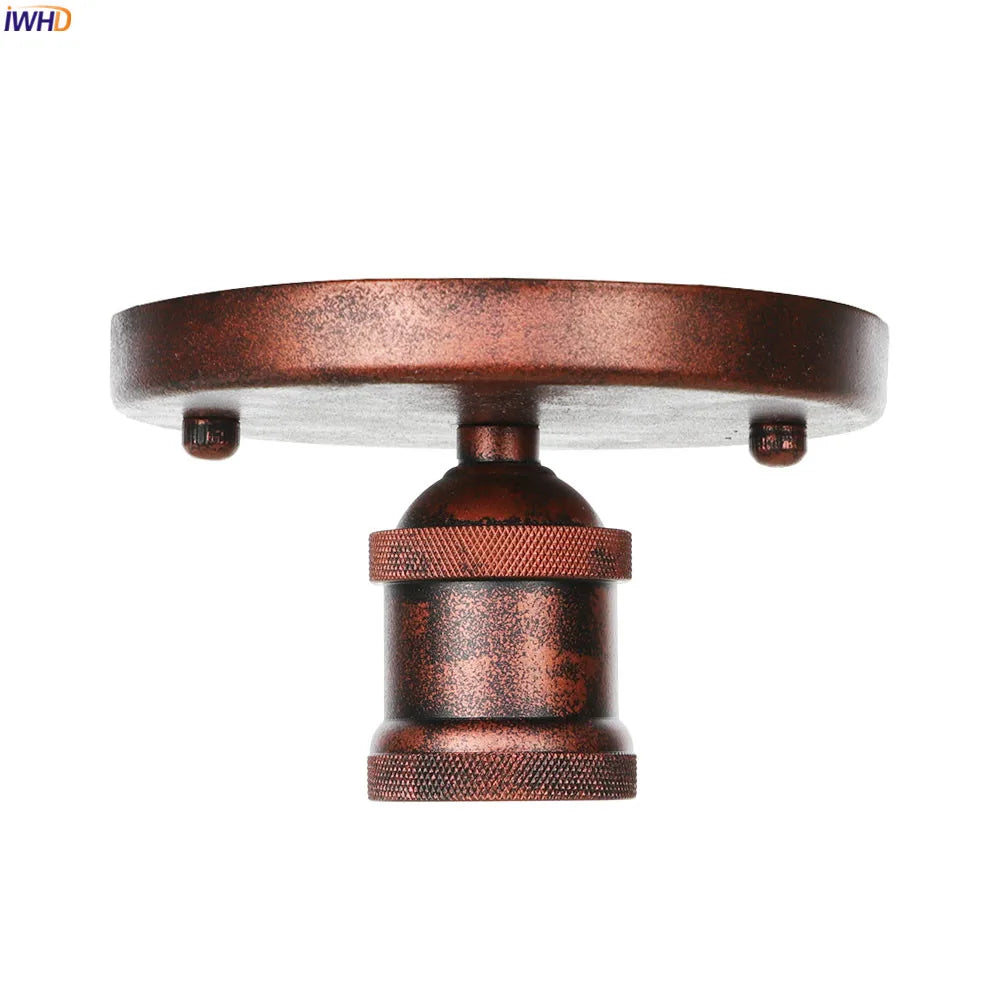 IWHD Plafon Metal Edison Retro Ceiling Light Fixtures Kitchen Porch Loft Industrial Decor Ceiling Lamp Plafonnier LED Luminaire