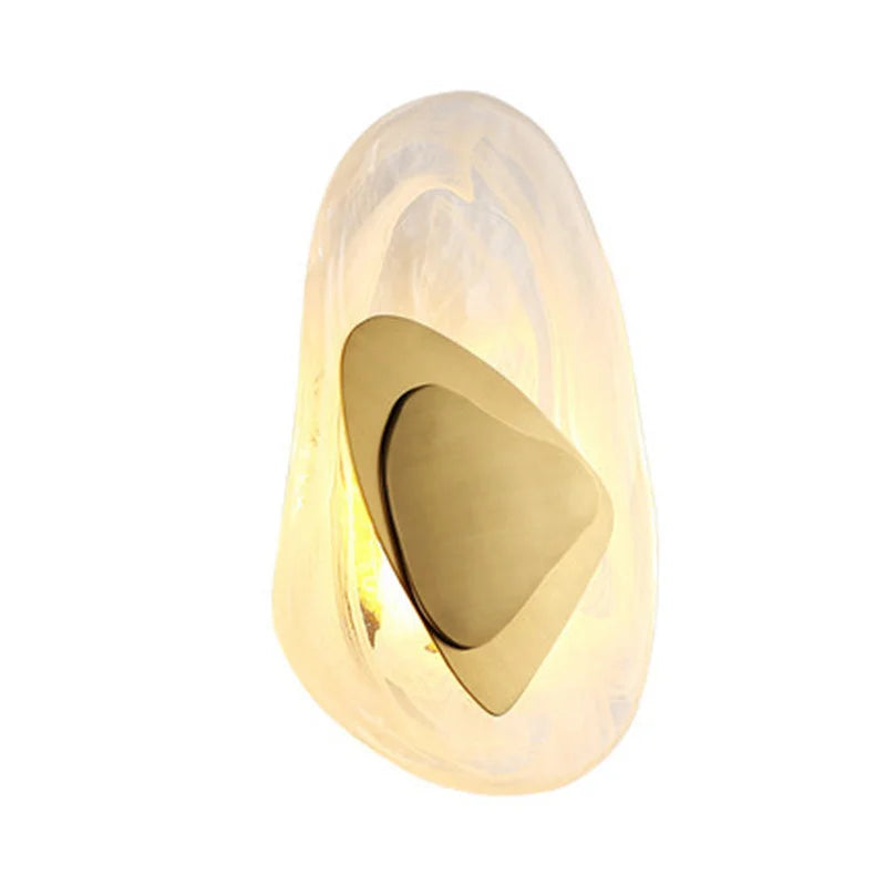 LED Postmodern Golden Luxury Wall Lamp Decoration Sconce Light for Living Room Bedroom Bedside Staircase Aisle TV Background