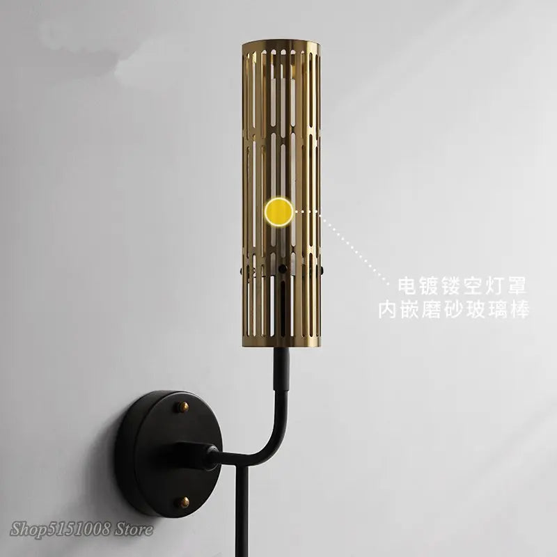 Modern LED Wall Lamp Nordic Living Room G4 Wall Sconce Light Luxury Creative Wall Lights Aisle Balcony Bedroom Decor Fixtures