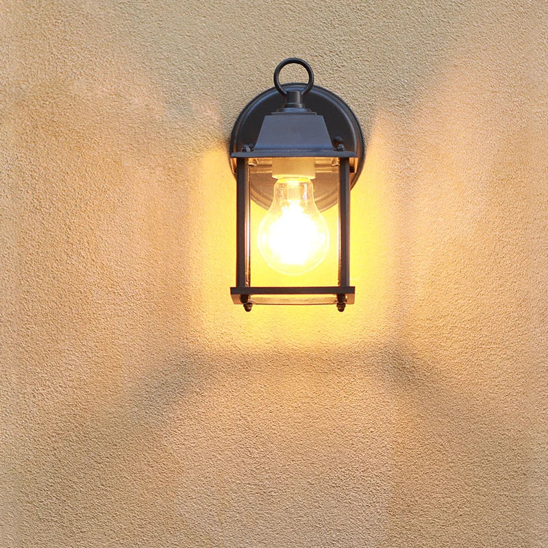 Retro Outdoor Wall Light Villa Garden Porch Wall Waterproof Lighting Courtyard Corridor Aisel Balcony Vintage E27 Fixtures