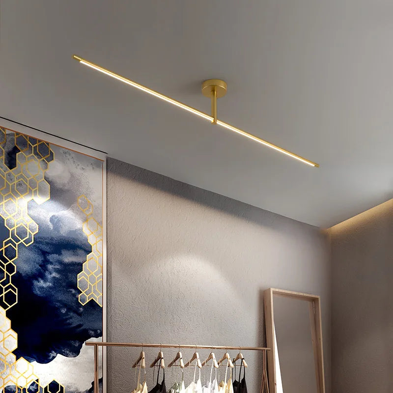 Modern Aisle Ceiling Chandelier LED Wall Sconce for Corridor Bedside Bathroom Mirror Line Lamp Home Decor Light Fixture Lustre