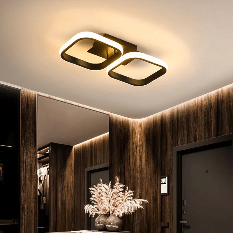 Modern LED Ceiling Lights Chandeliers for Aisle Hallway Bedroom Living Dining Room Indoor Decor Luster Ceiling Lighting Fixtures