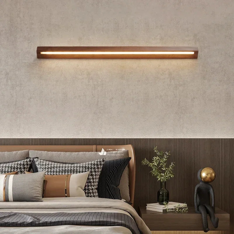 Long Strip Wall Lamp LED Modern Living Bedroom Longer Sconce Background Lamp Minimalist Wall Light Indoor Lighting Fixture