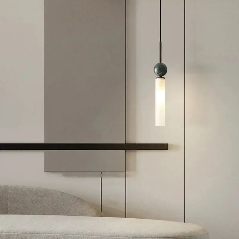 Nordic Modern Marble Wall Lamp Hotel Bedside Living Room Corridor Bedroom Bathroom Led Lighting Hanging Pendant Light Restaurant