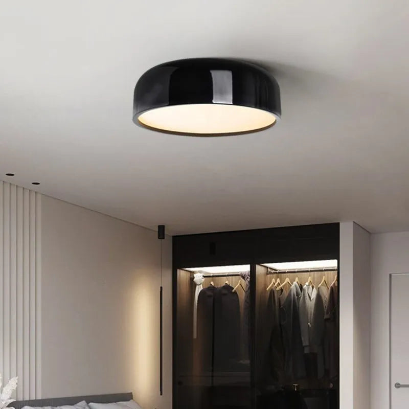 Modern LED Ceiling Light Round Minimalist Aluminium Lighting Fixtures Bedroom Living Room Dining Room Aesthetics Home Luminaires