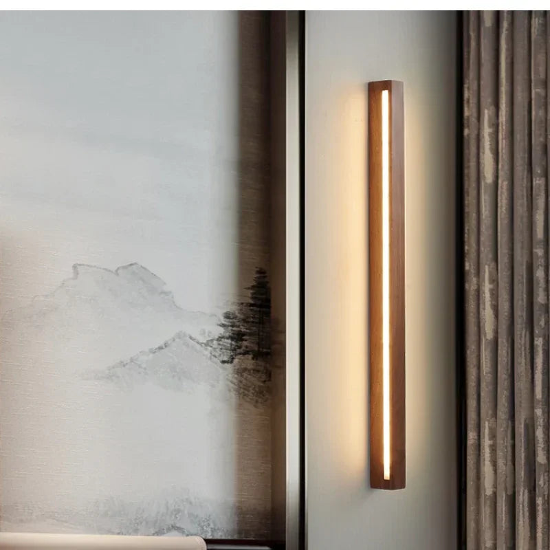 Long Strip Wall Lamp LED Modern Living Bedroom Longer Sconce Background Lamp Minimalist Wall Light Indoor Lighting Fixture