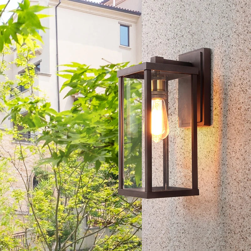 Outdoor Wall Lamp Waterproof Modern Villa Corridor Garden Aluminum Exterior Wall Garden Walkway Simple Balcony Gate Terrace Lamp