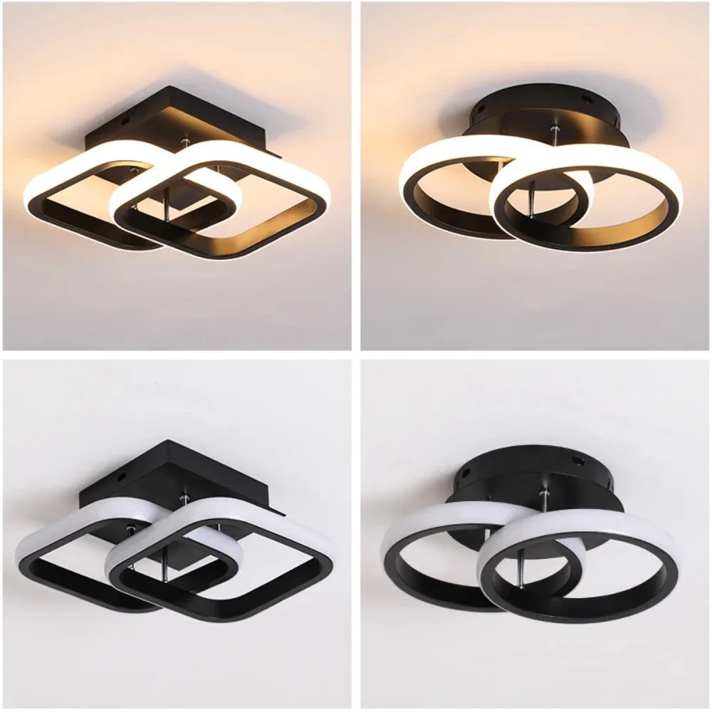 Minimalism Surfaced Mounted Ceiling Lamp Modern Bathroom Balcony Corridor Aisle Kitchen Decorative Light