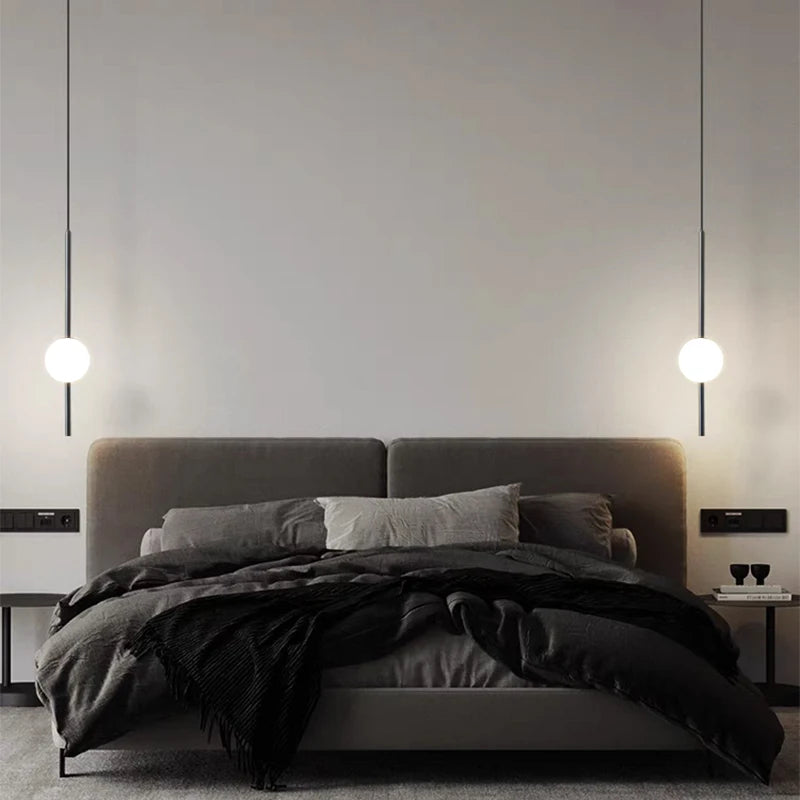 Nordic LED Pandant Lamp Luxury Furniture For Home Bedroom Decoration Living Room Bedroom Bedside Modern Hanging Pandant Lights